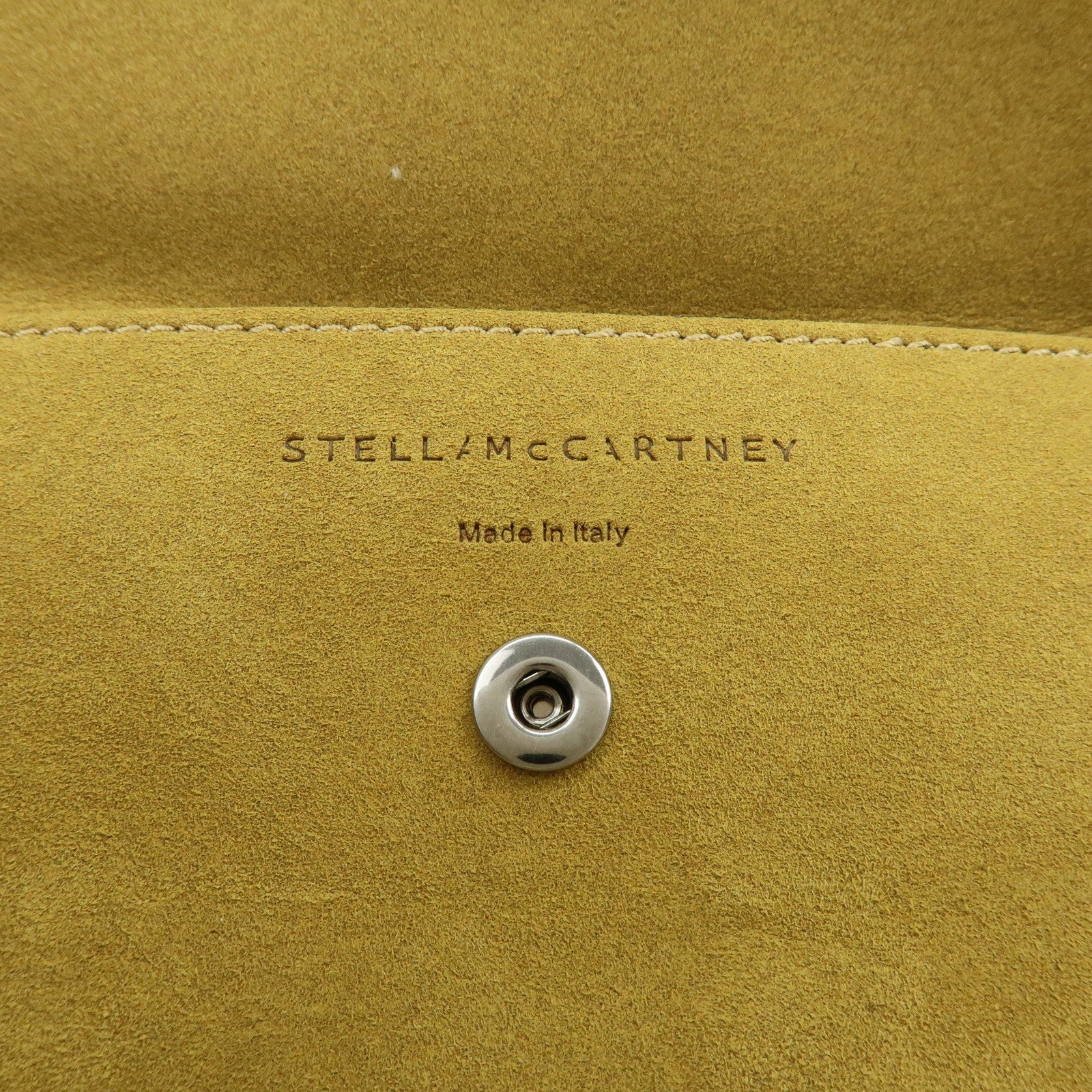 STELLA MCCARTNEY Falabella Polyester 2Way Bag Black Yellow