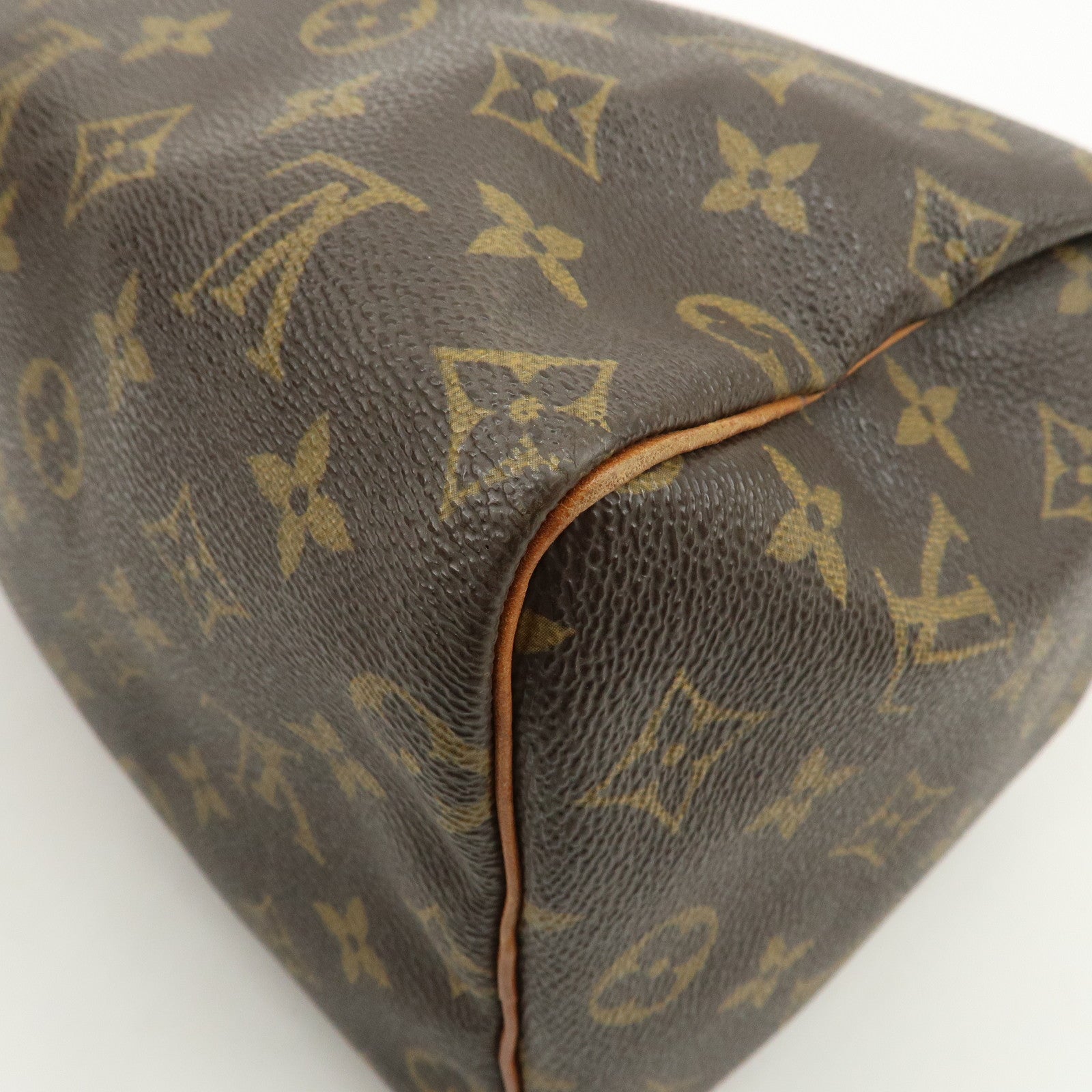 Louis Vuitton Monogram Speedy 25 Boston Bag Hand Bag Brown M41528