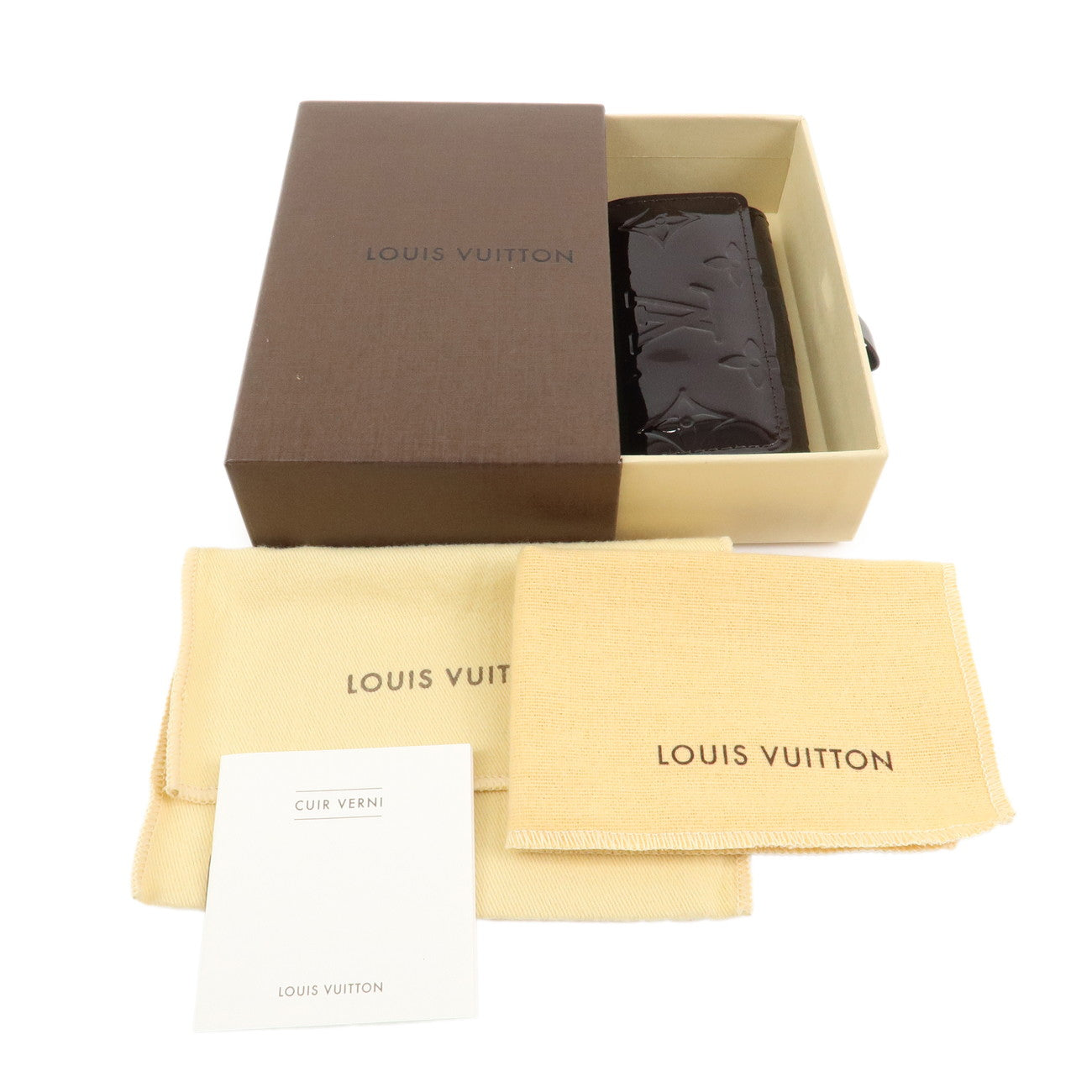 Louis Vuitton Monogram Vernis Multicles 4 Key Case Amarante M63812