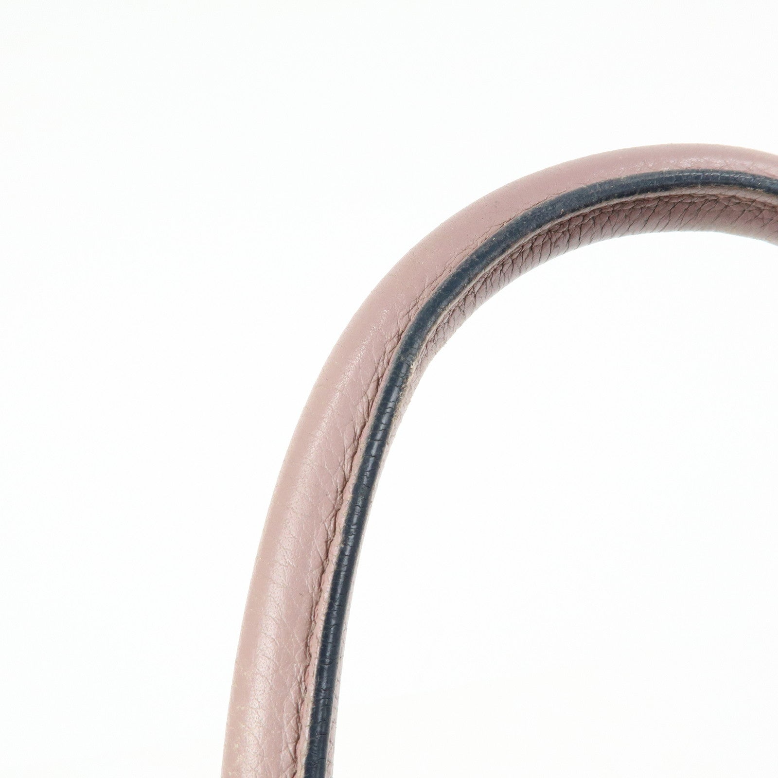 LOEWE Anagram Amazona 36 Leather Hand Bag Boston Bag Pink