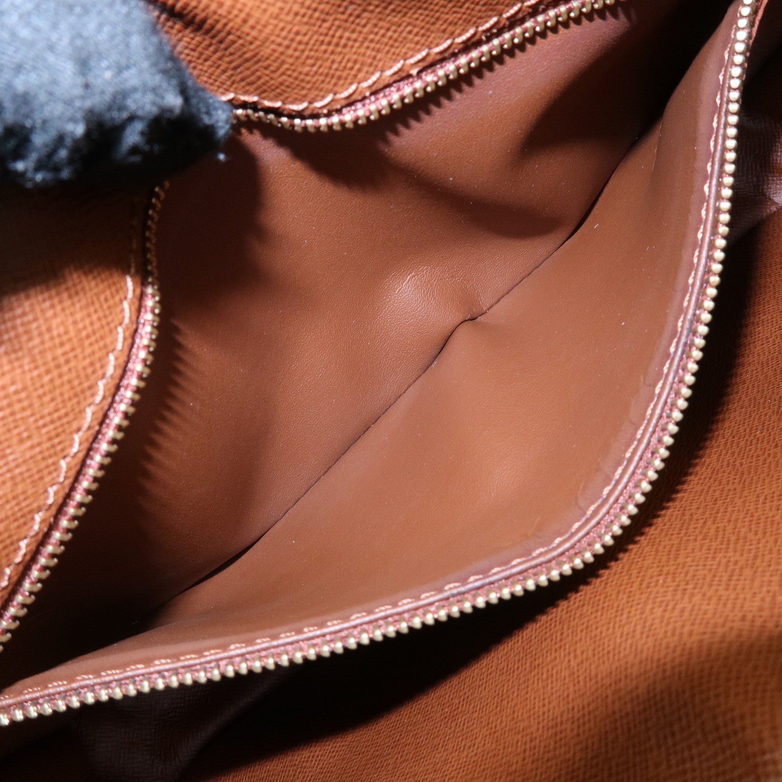 Louis Vuitton Monogram Marly Dragonne GM Clutch Bag Brown M51825