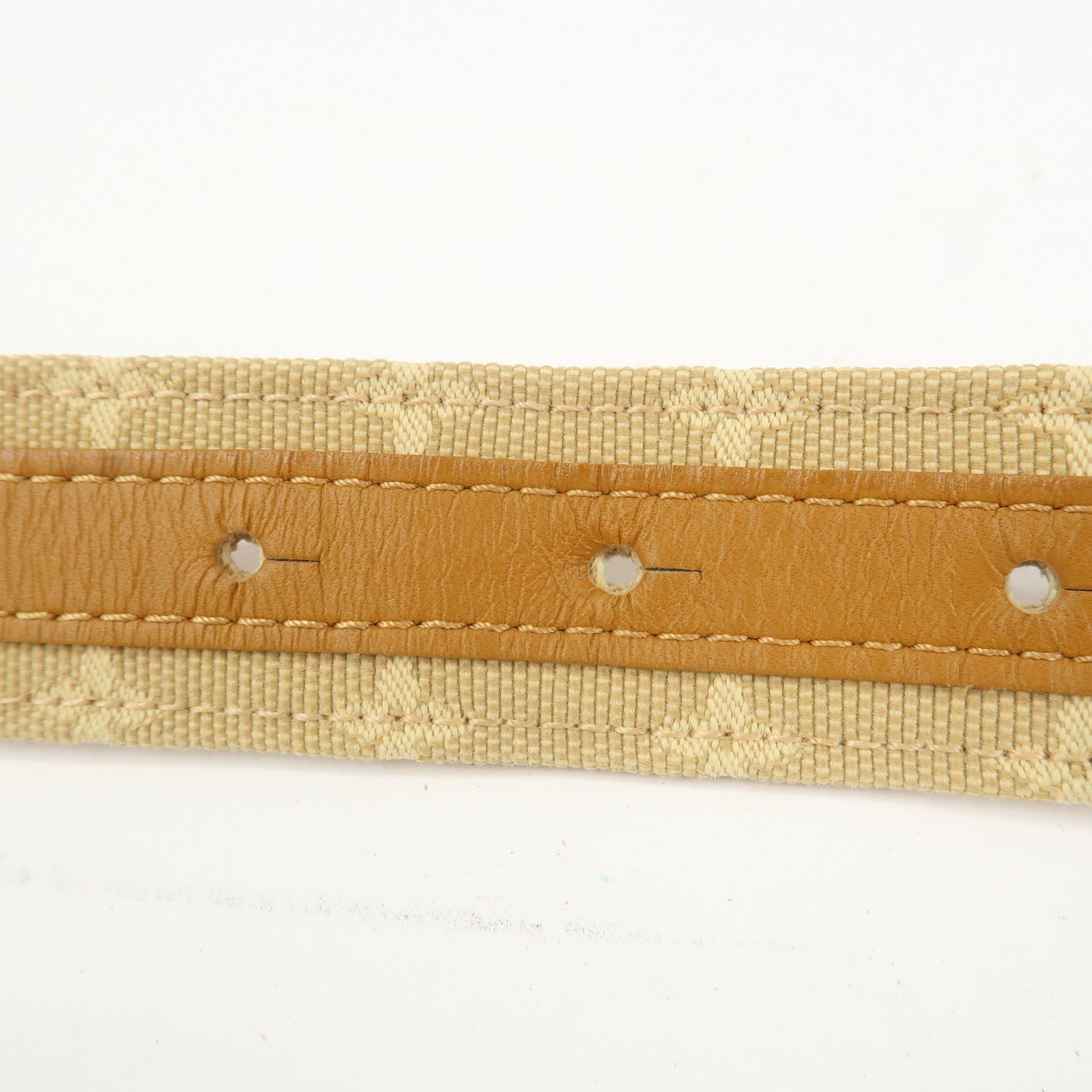 Louis Vuitton Monogram Mini Canvas Ceinture 75/30 Belt Beige M6817