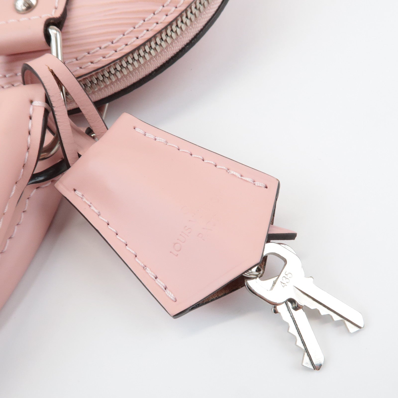 Louis Vuitton Epi Alma BB 2Way Hand Bag Rose Ballerine M41327 Used