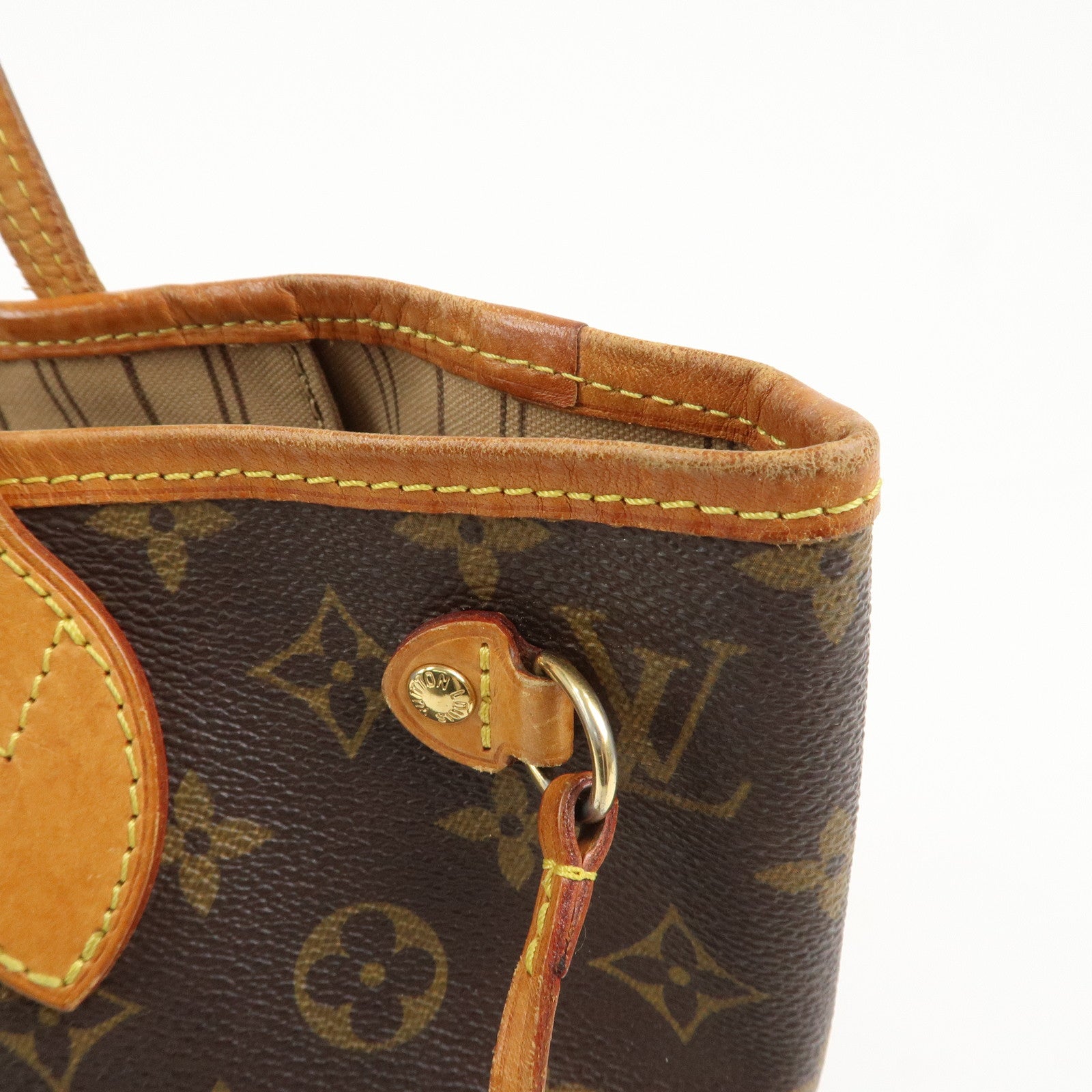 Louis Vuitton Monogram Neverfull PM Tote Bag Hand Bag M40155