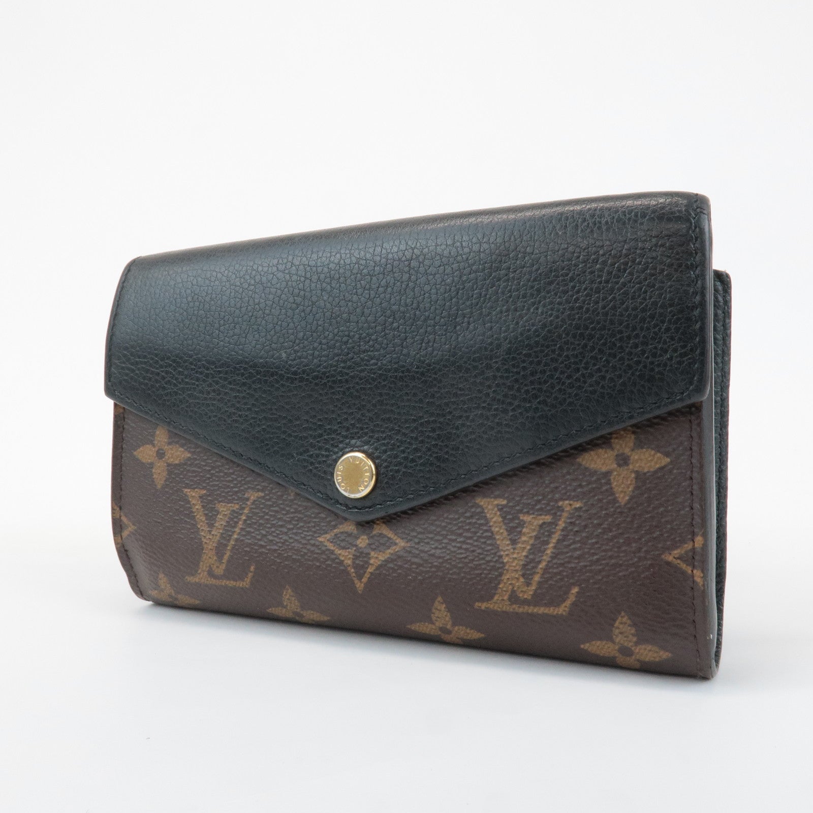 Louis Vuitton Monogram Portefeuille Palace Compact Wallet M60990 Used