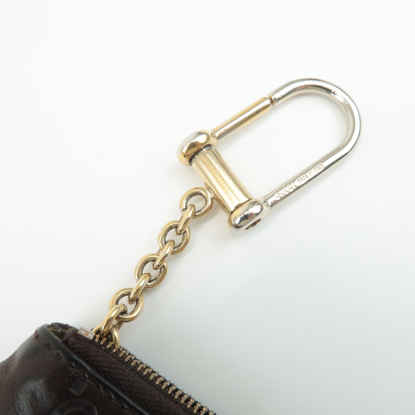 GUCCI Set of 2 Guccissima Leather Canvas Coin Case 233183/131988 Used