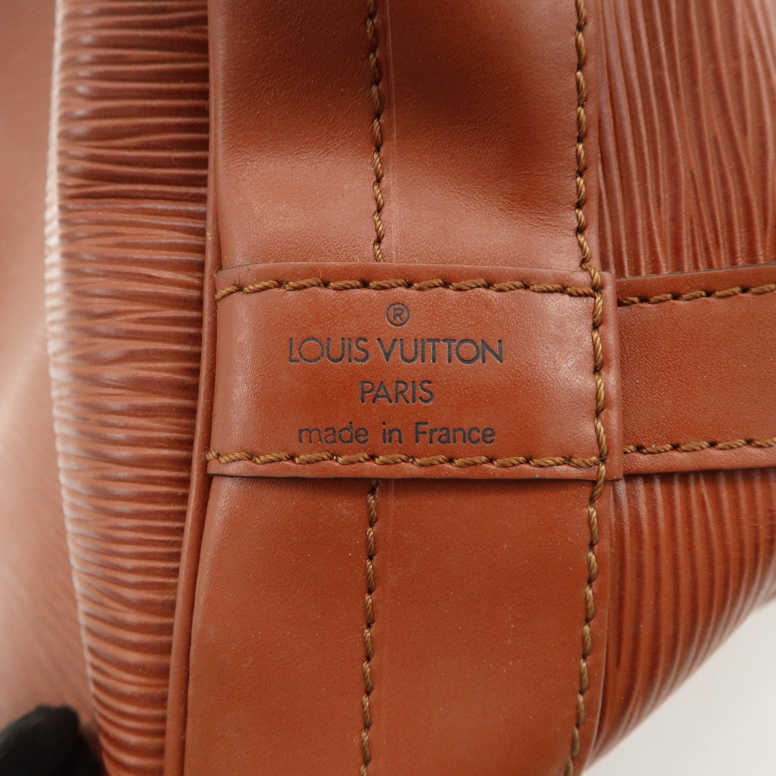 Louis Vuitton Epi Leather Noe Shoulder Bag Kenya Brown M44003
