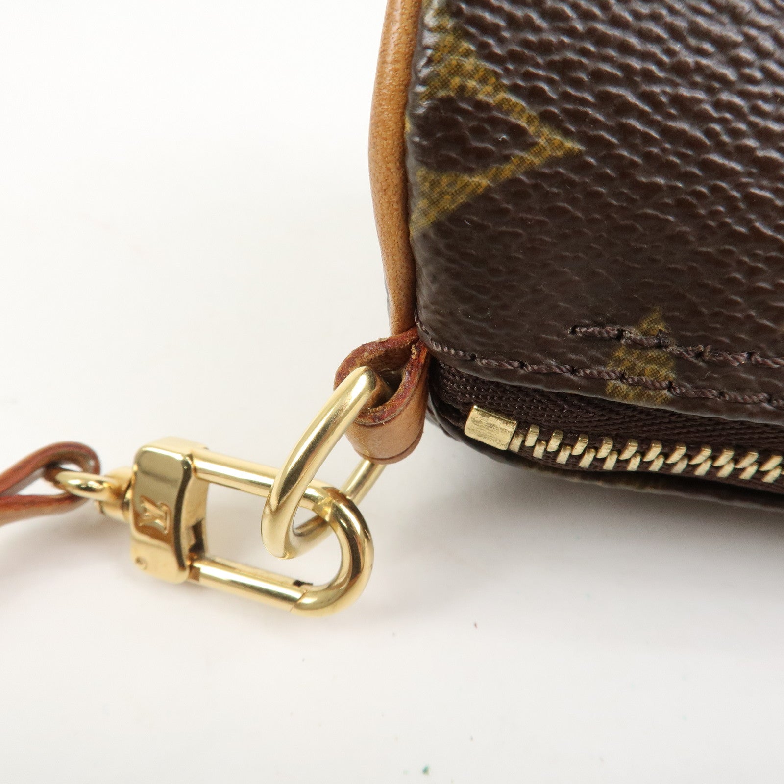 Louis Vuitton Monogram Mini Pouch for Papillon Bag New Style Brown