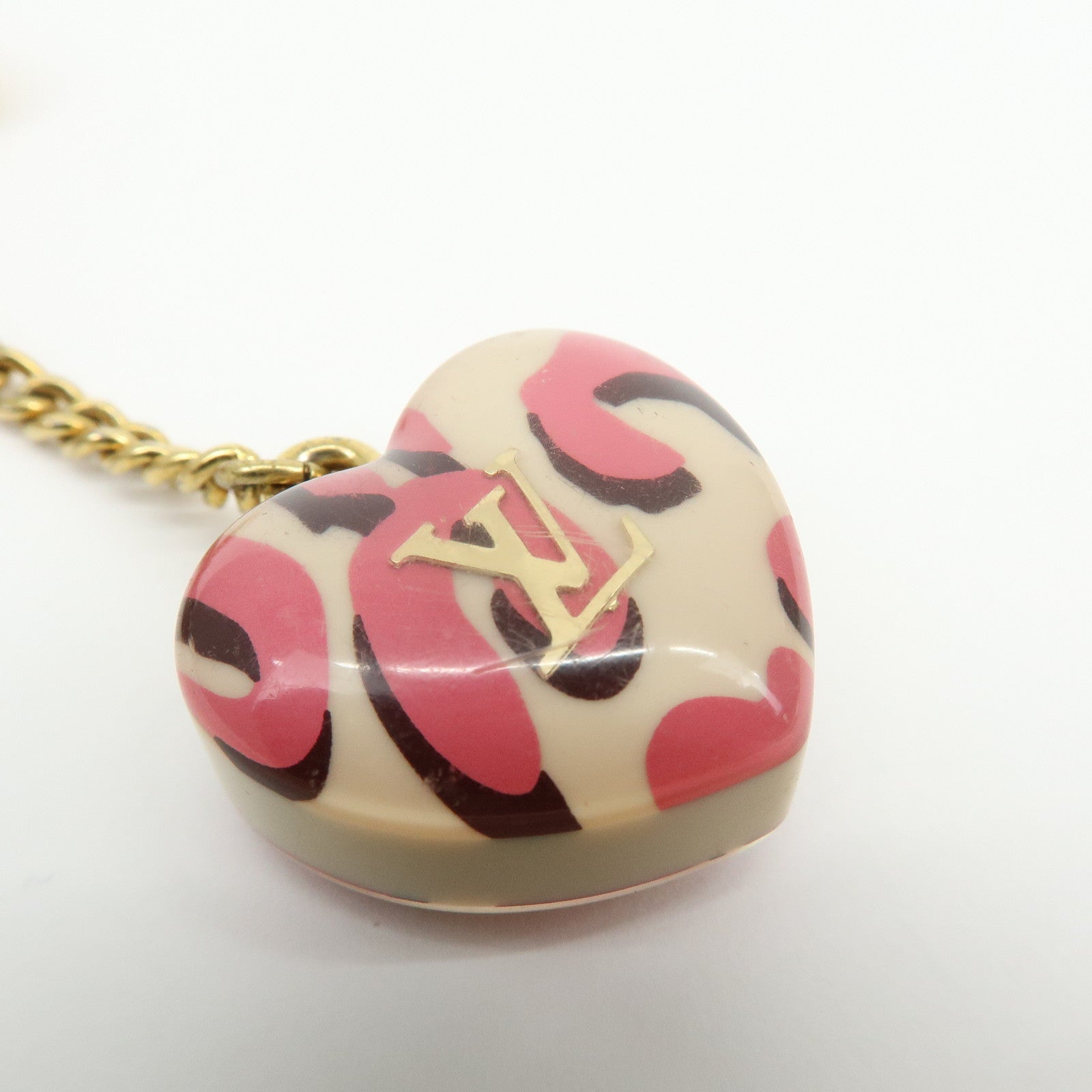 Louis Vuitton Wild At Heart Porte Cles Bag Charm Leopard M66263