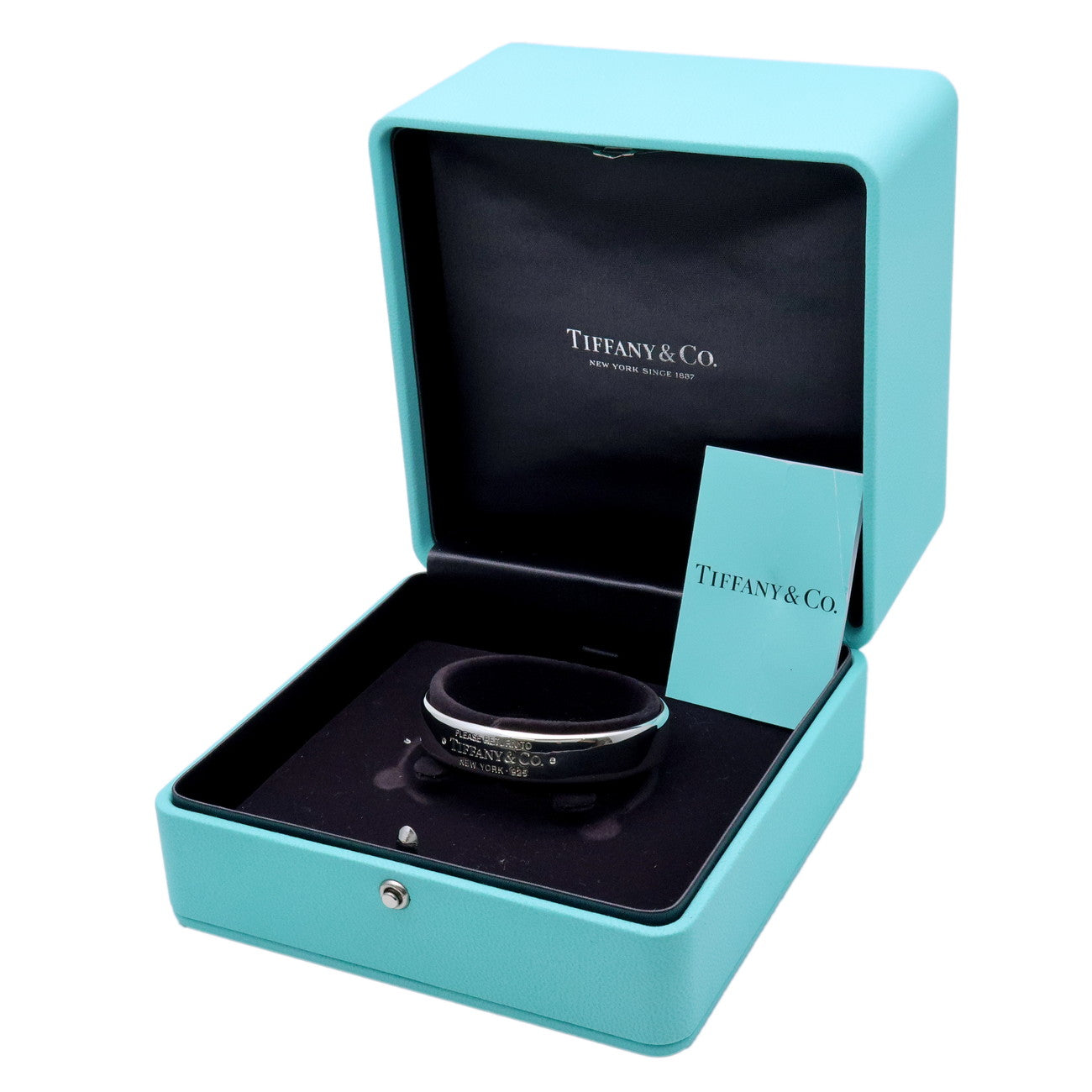 Tiffany & Co Return to Tiffany 2P Diamond Narrow Bangle SV925