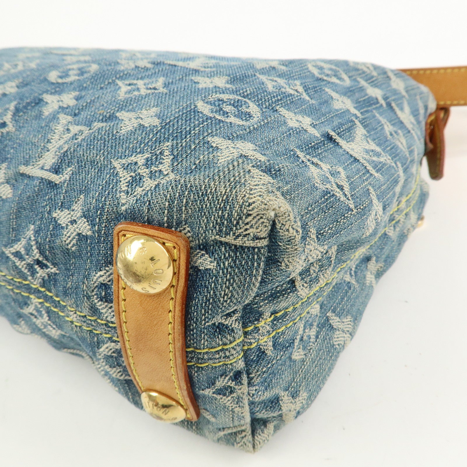 Louis Vuitton Monogram Denim Baggy PM 2Way Bag Shoulder Bag M95049