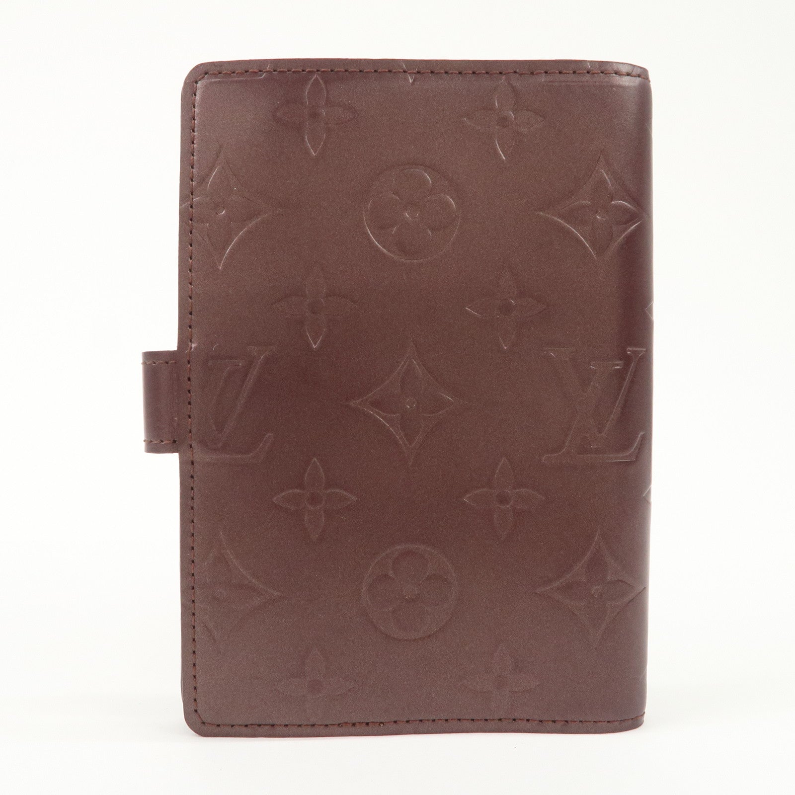 Louis Vuitton Monogram Matt Leather Agenda PM Planner Cover R20936 Used
