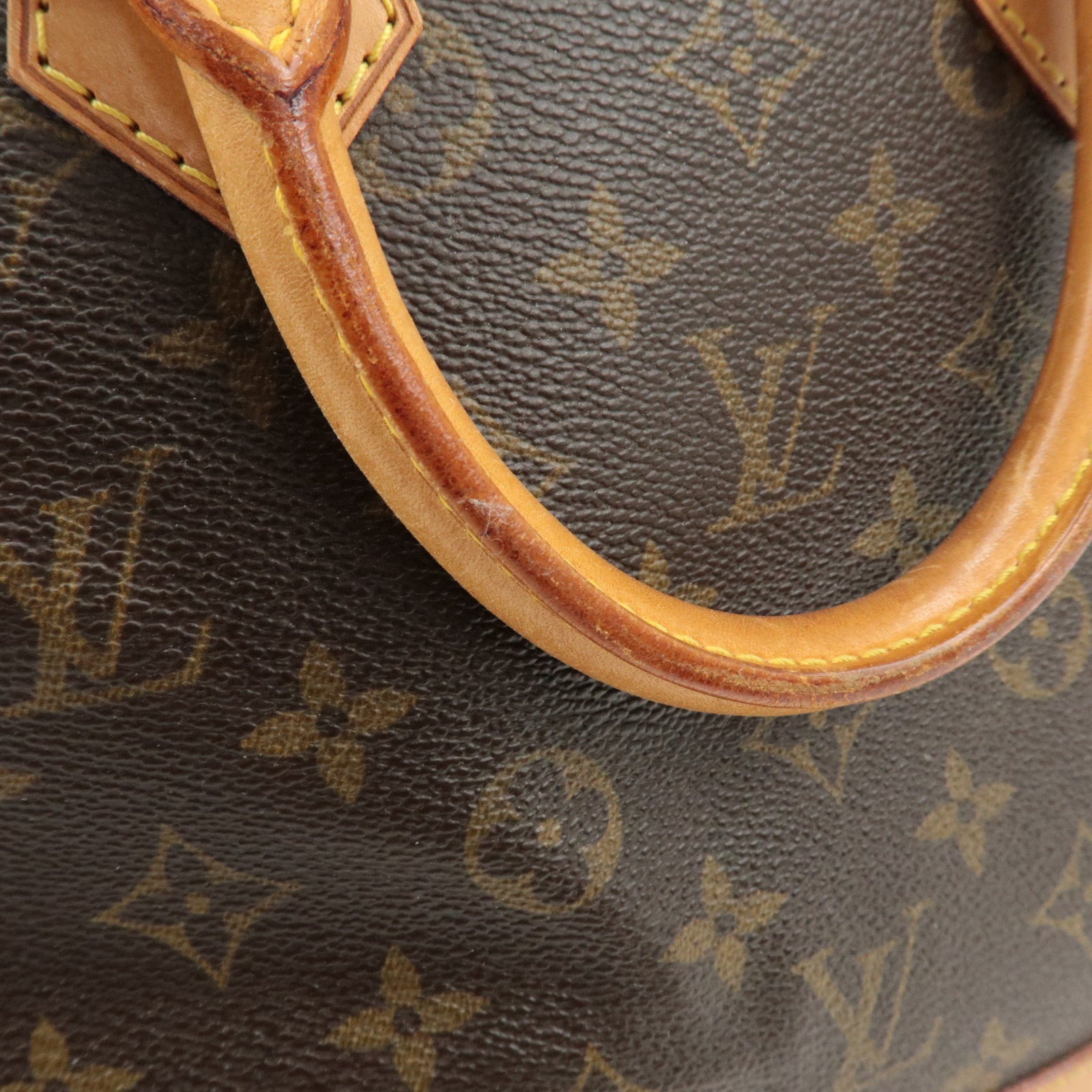 Louis Vuitton Monogram Canvas Alma Hand Bag Brown M51130 Used