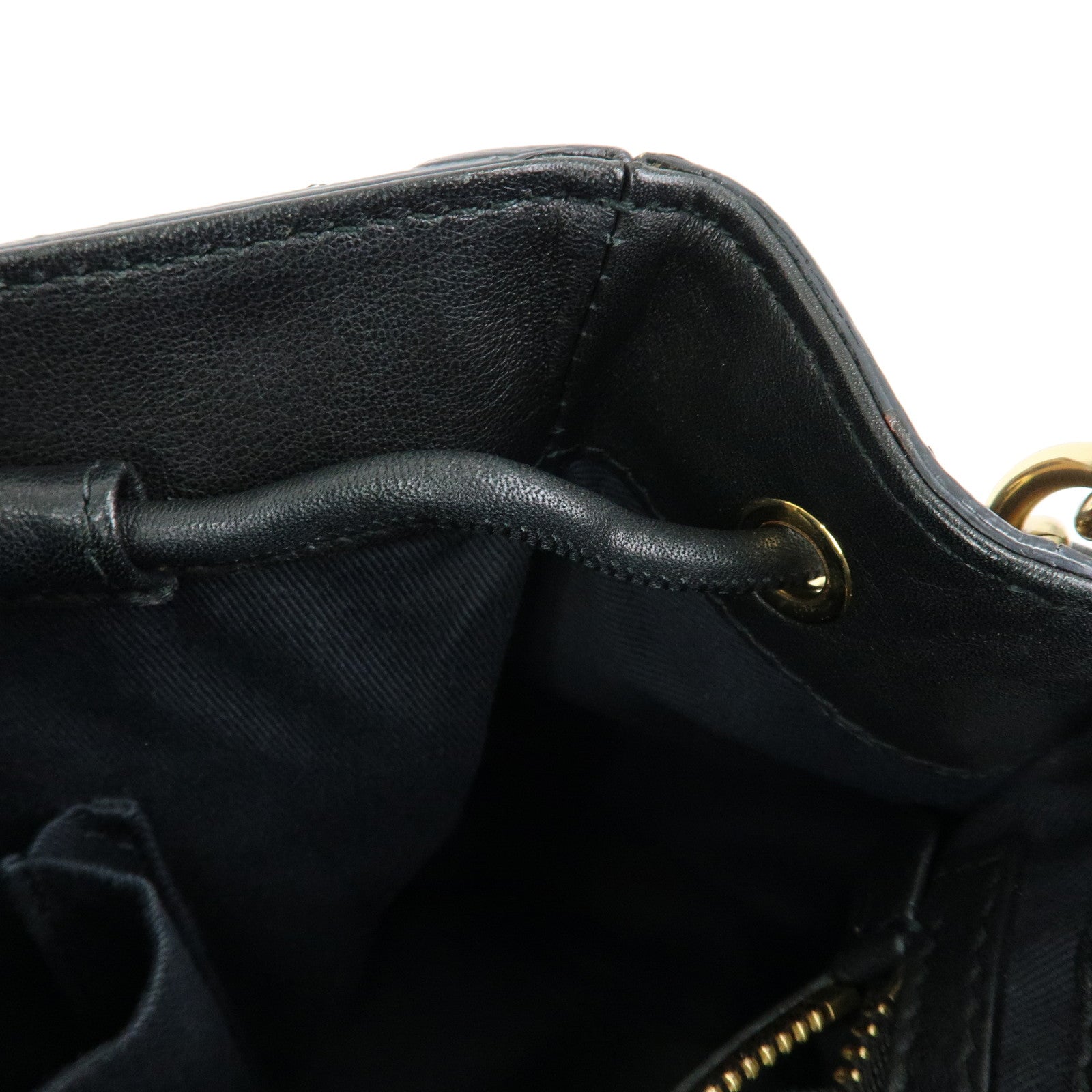 Dolce&Gabbana Leopard PVC Leather 2Way Bag Hand Bag Brown Black