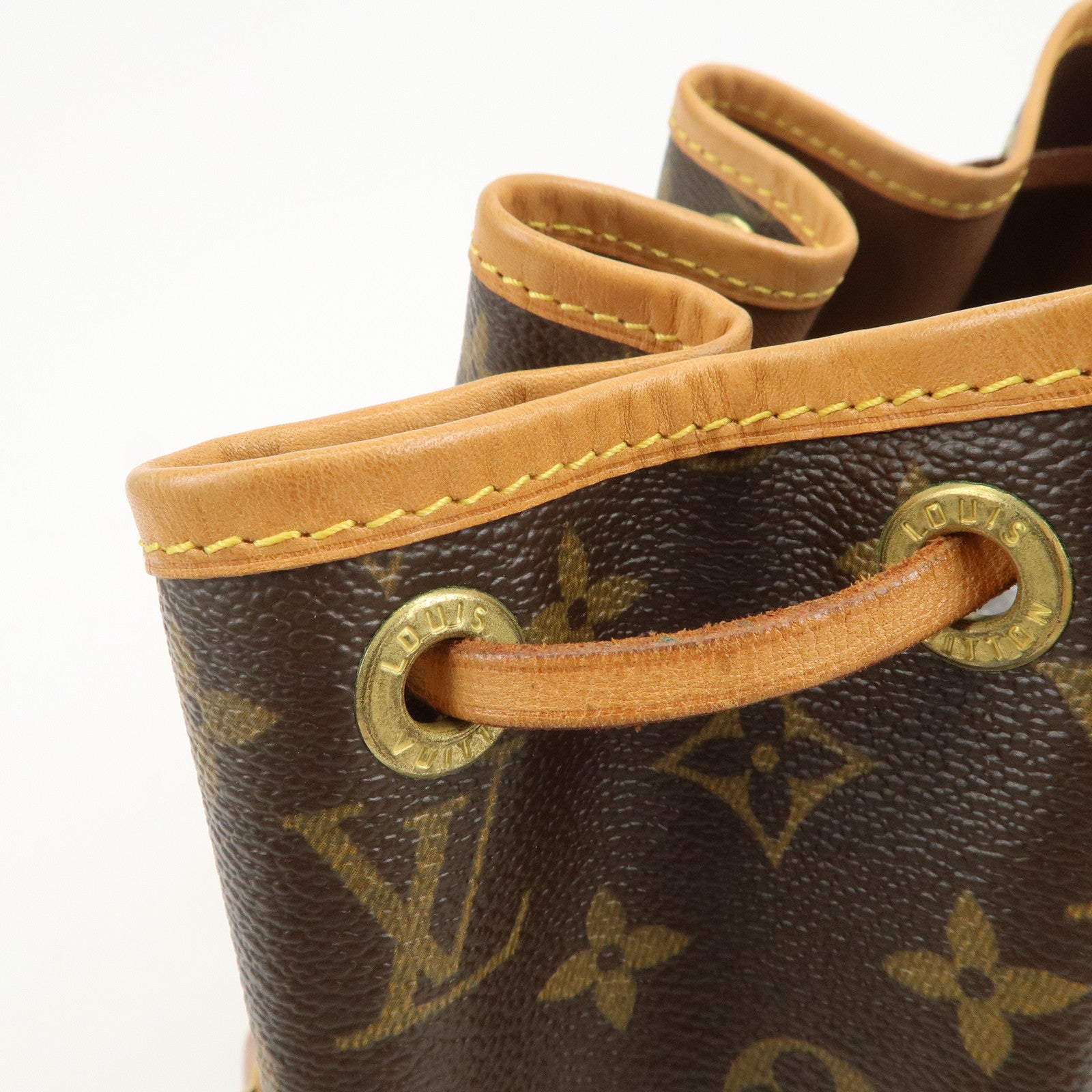 Louis Vuitton Monogram Petit Noe Shoulder Bag Brown M42226