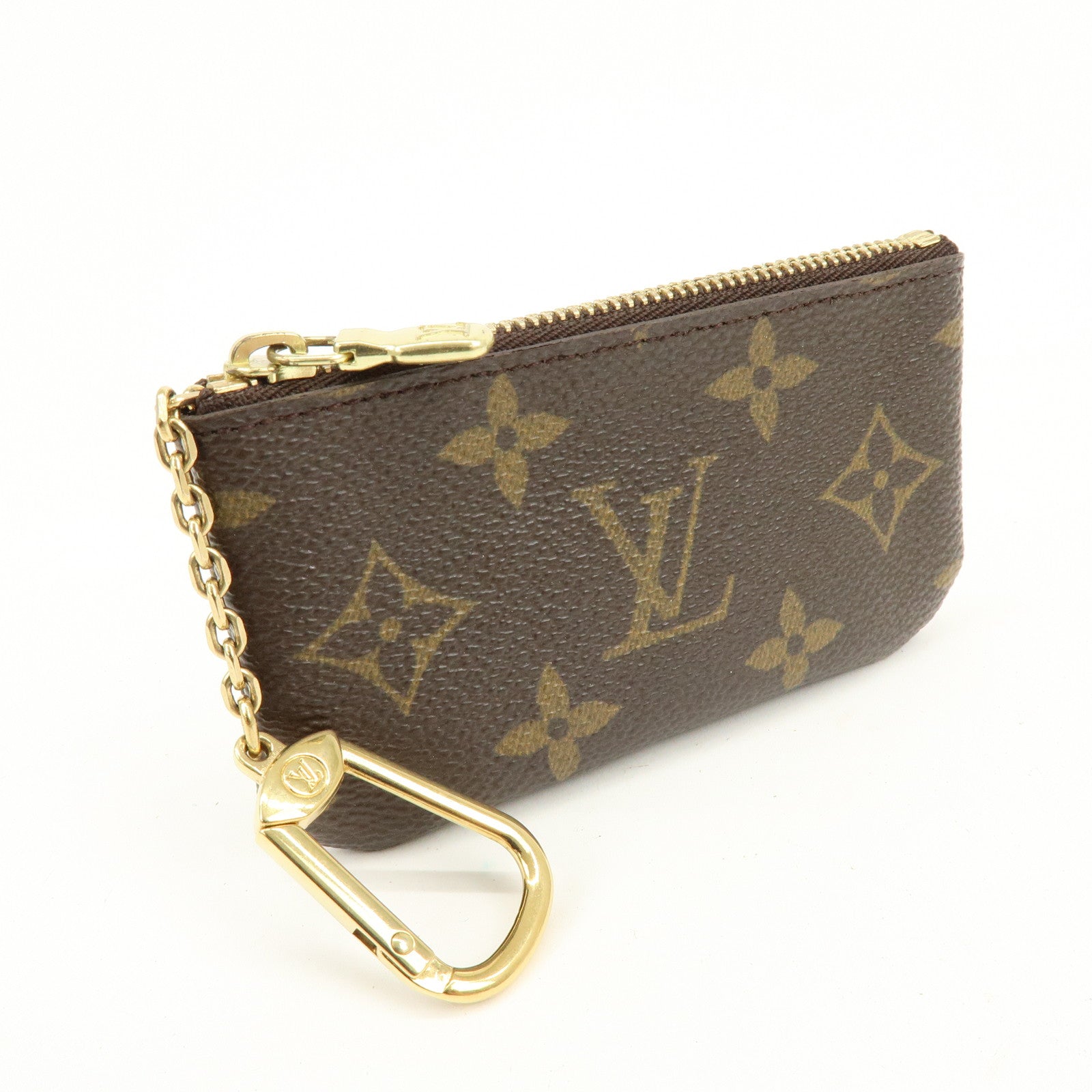 Louis Vuitton Monogram Pochette Cles Coin Case Key Case M62650
