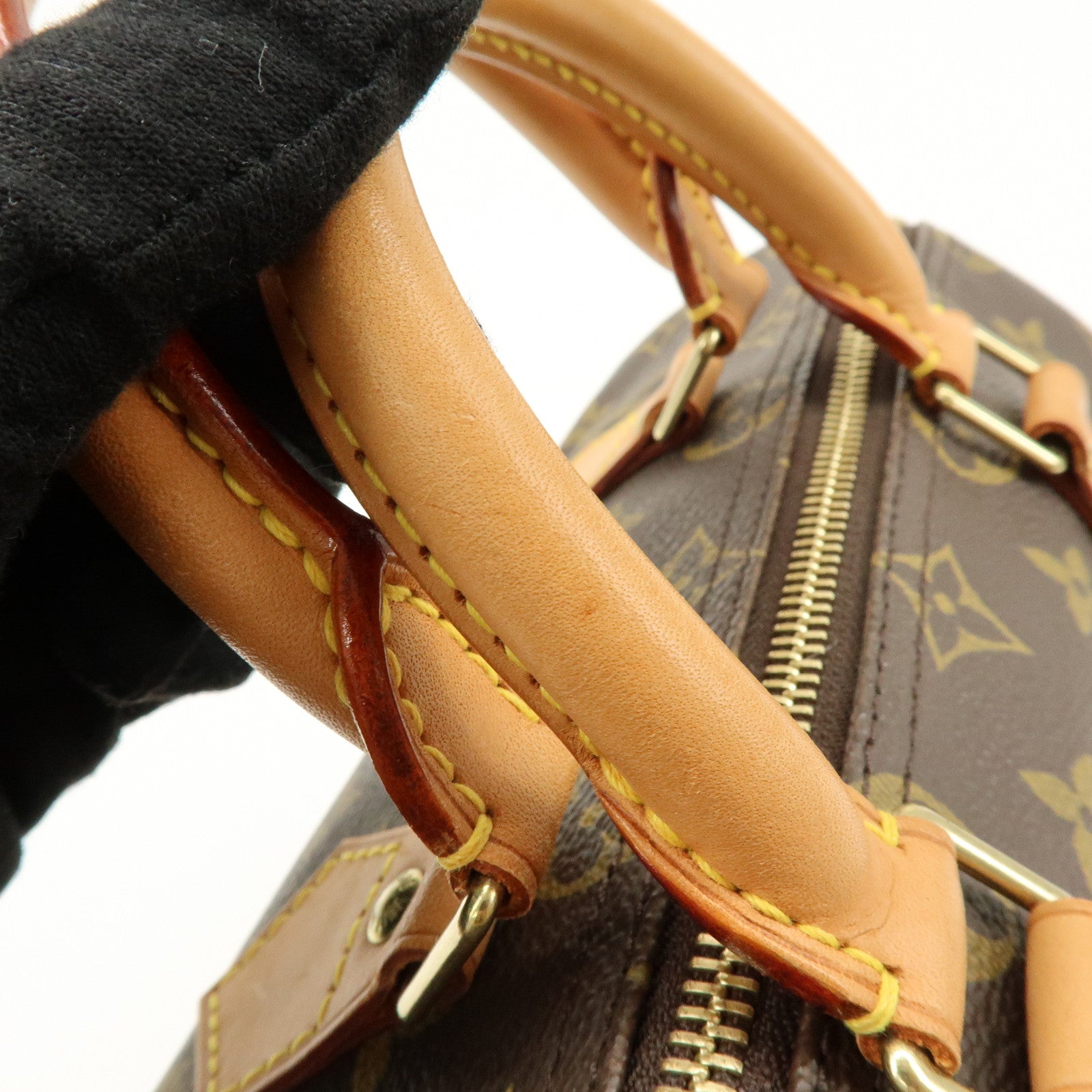 Louis Vuitton Monogram Speedy 25 Boston Bag Hand Bag Brown M41528