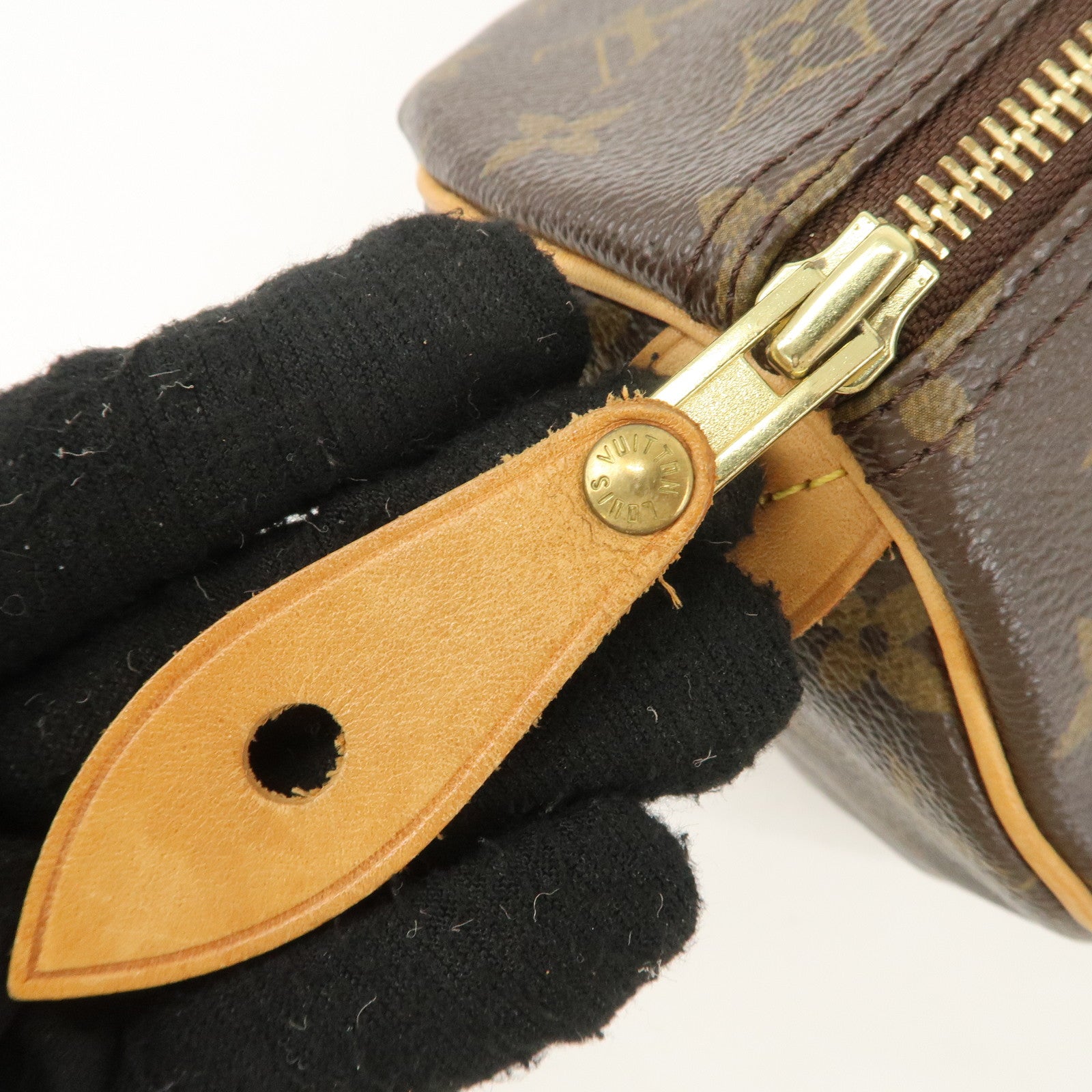 Louis Vuitton Monogram Speedy 30 Hand Bag Boston Bag M41526 Used