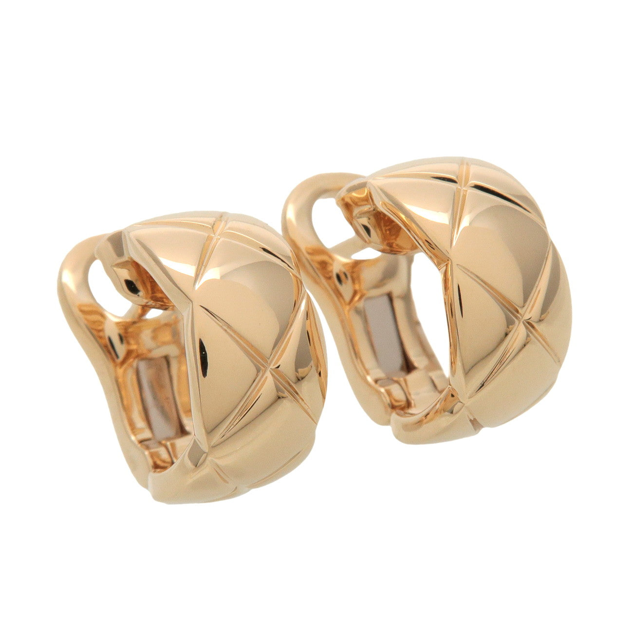 CHANEL COCO Crush Earrings K18 750YG Yellow Gold J11134