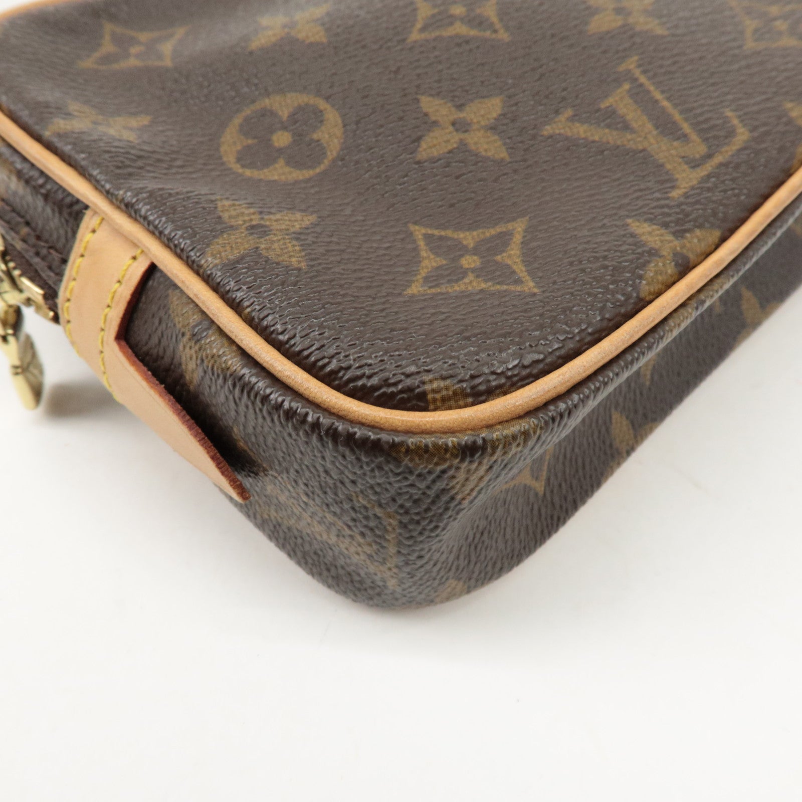 Louis Vuitton Monogram Pochette Marly Bandouliere Bag Brown M51828 Used