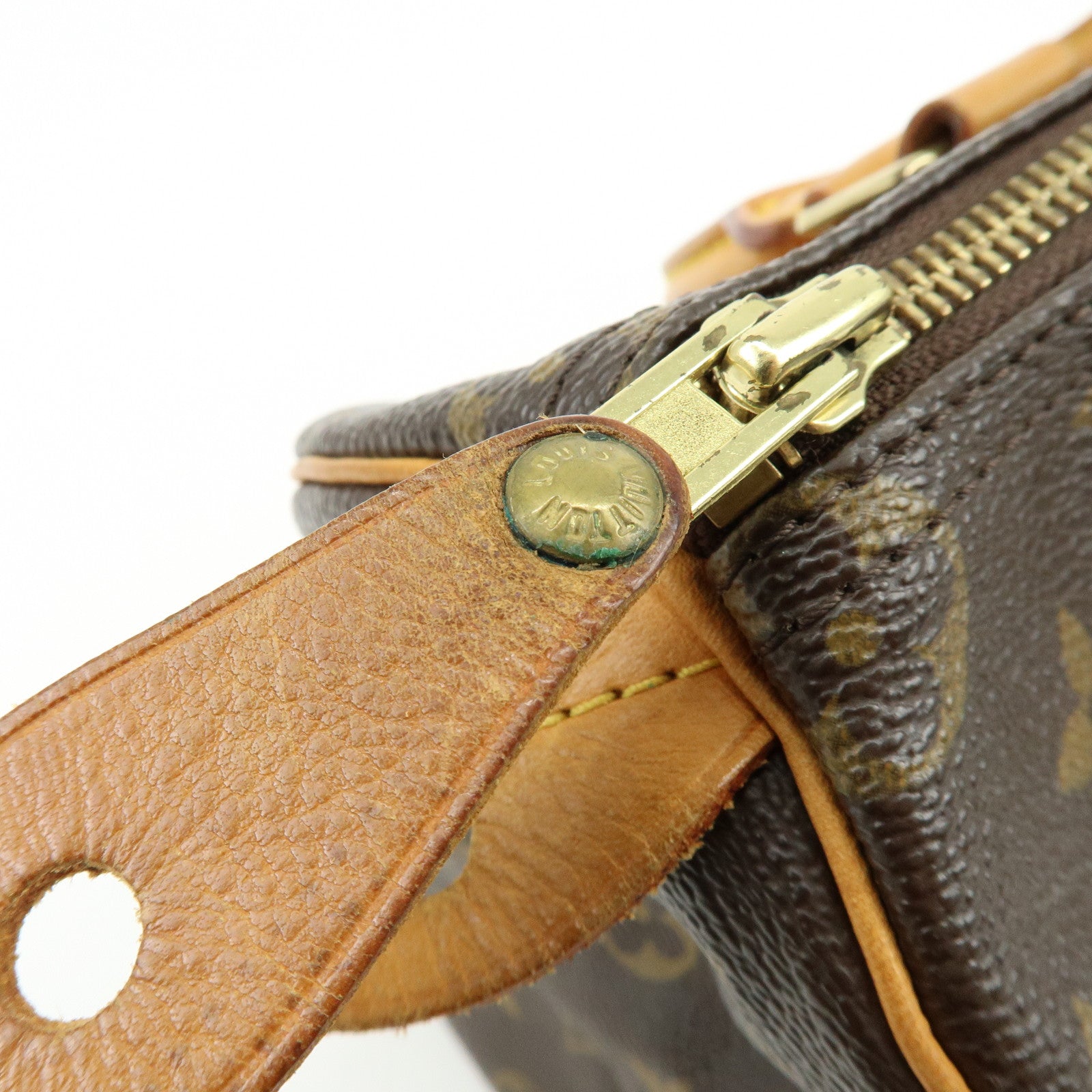 Louis Vuitton Monogram Speedy 25 Boston Bag Hand Bag Brown M41528