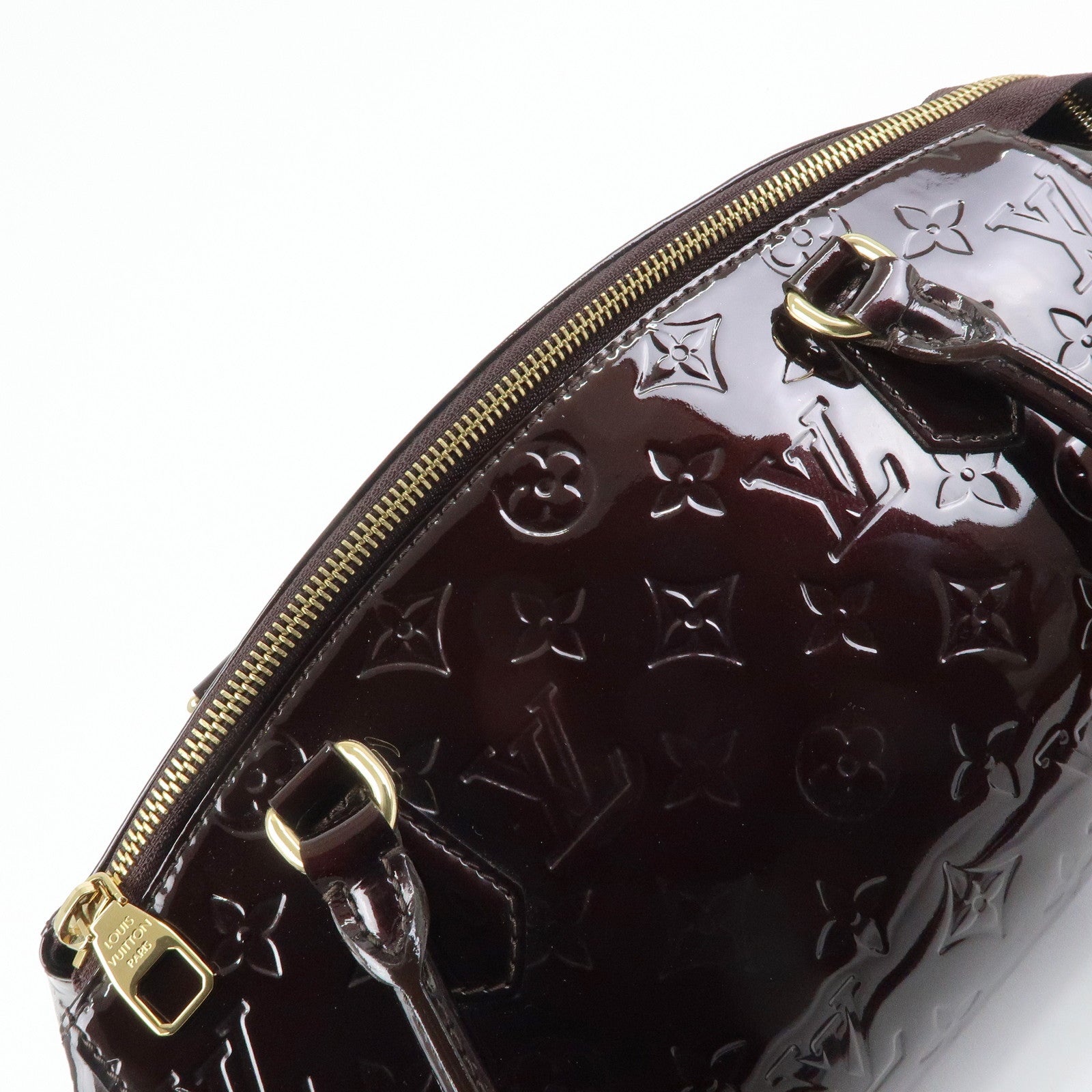 Louis Vuitton Monogram Vernis Leather Sherwood PM Hand Bag M91493