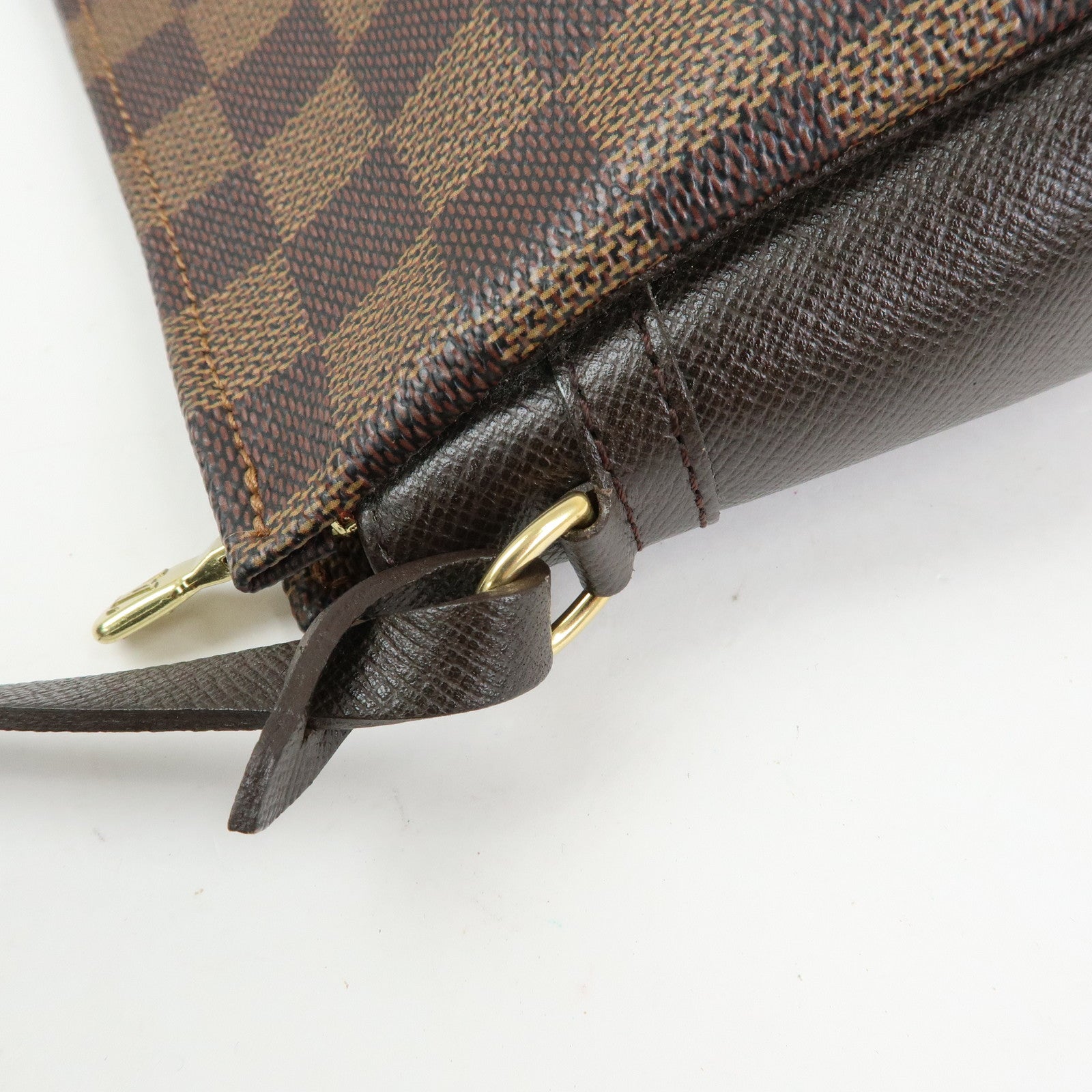 Louis Vuitton Damier Trousse Makeup Accessory Pouch Brown N51982