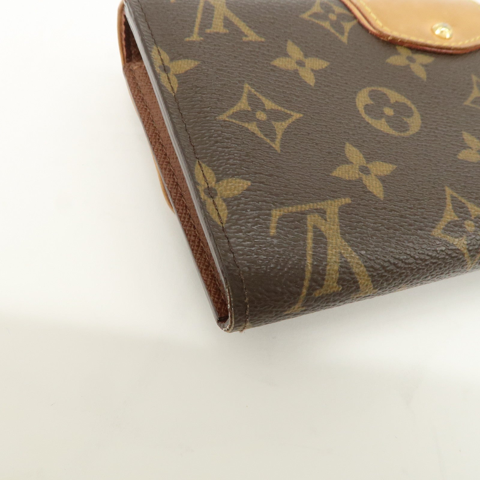 Louis Vuitton Monogran Portefeuille Boetie Long Wallet Brown M63220