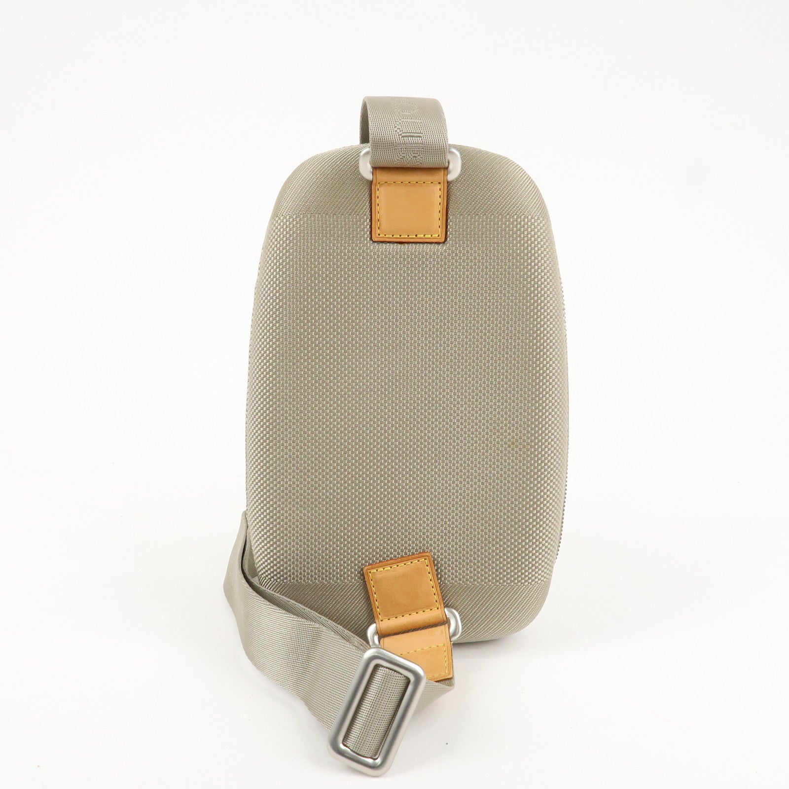 Louis Vuitton Damier Geant Mage Body Bag Silver HDW Terre M93500 Used