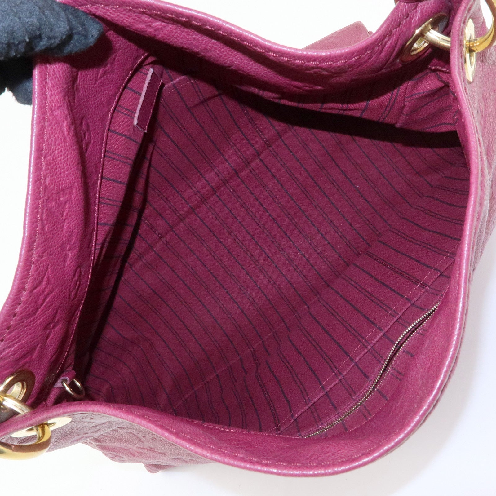 Louis Vuitton Monogram Empreinte Empreinte Leather MM Aurore M94047