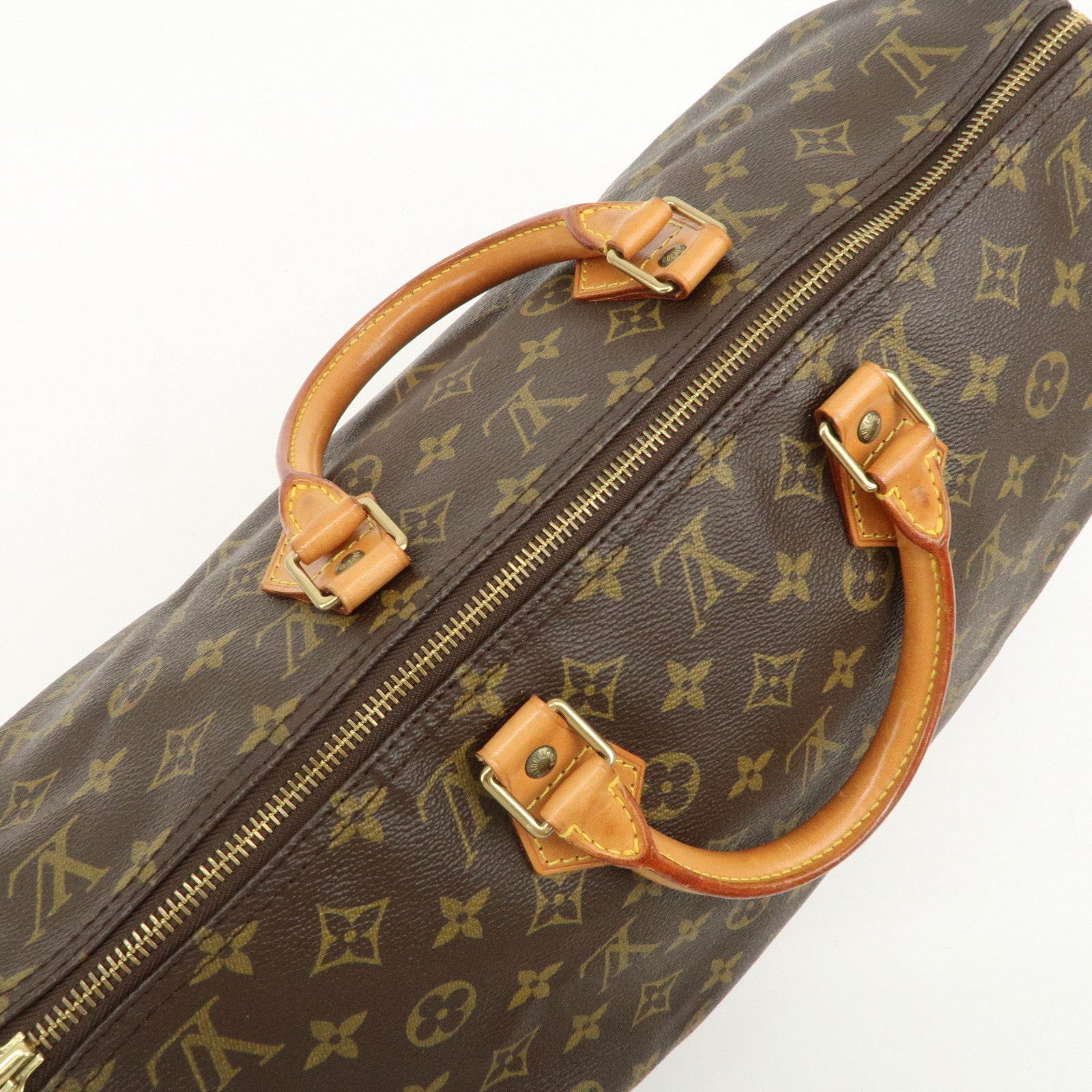 Louis Vuitton Monogram Speedy 40 Hand Bag Boston Bag Brown M41522