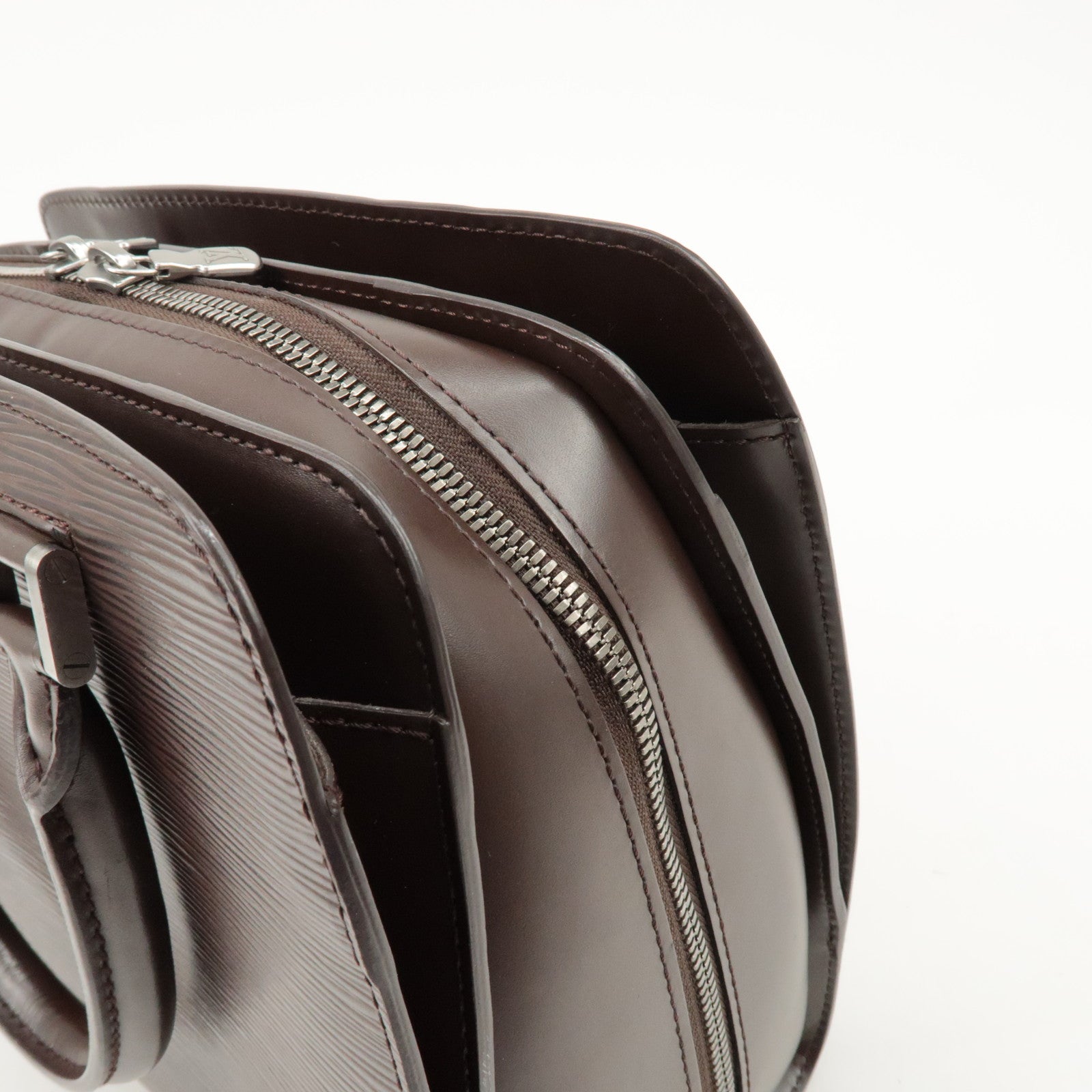 Louis Vuitton Epi Leather Pont Neuf Hand Bag Mocha Brown M5205D Used