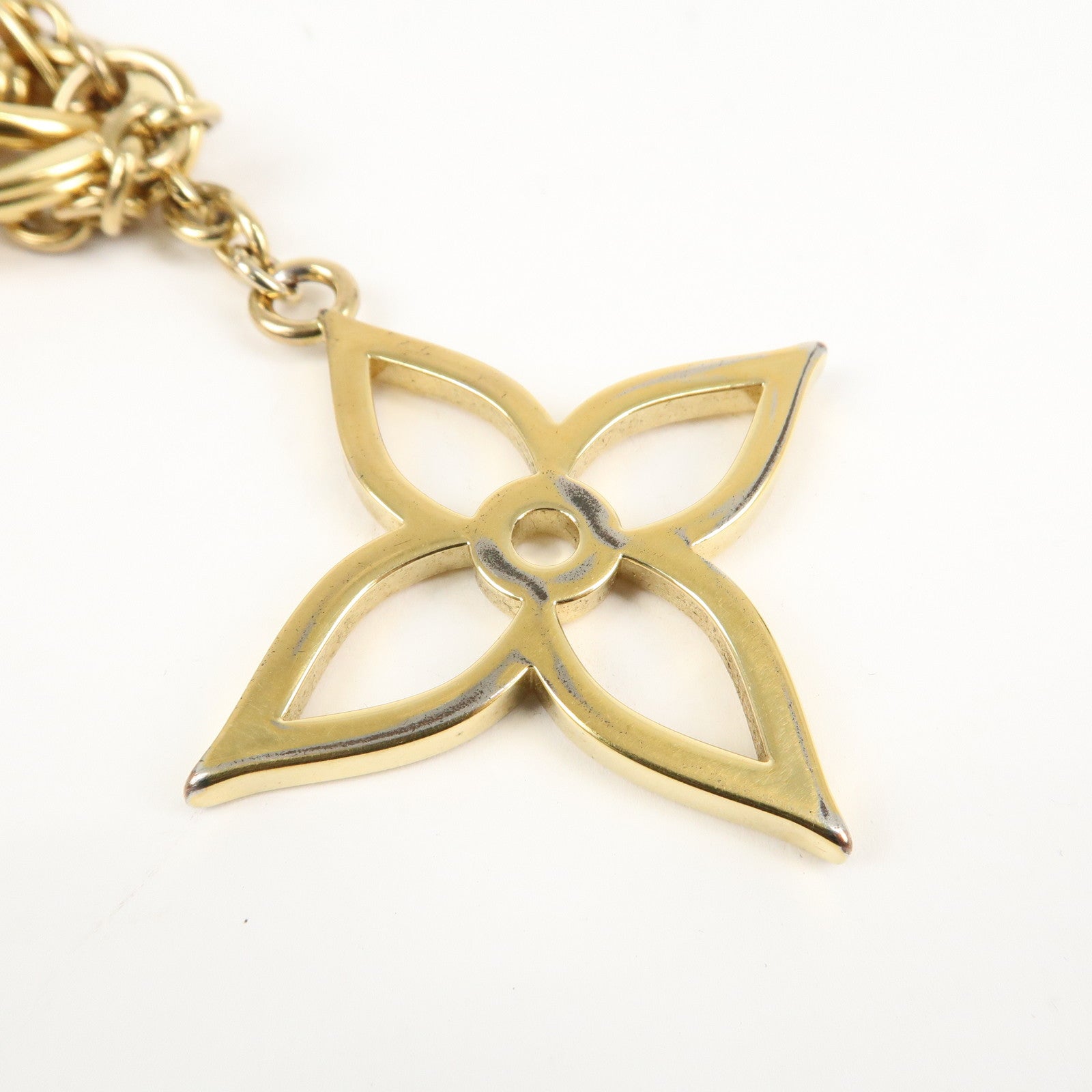 Louis Vuitton Porte Cles Color Line Charm Key Ring M64525 Used