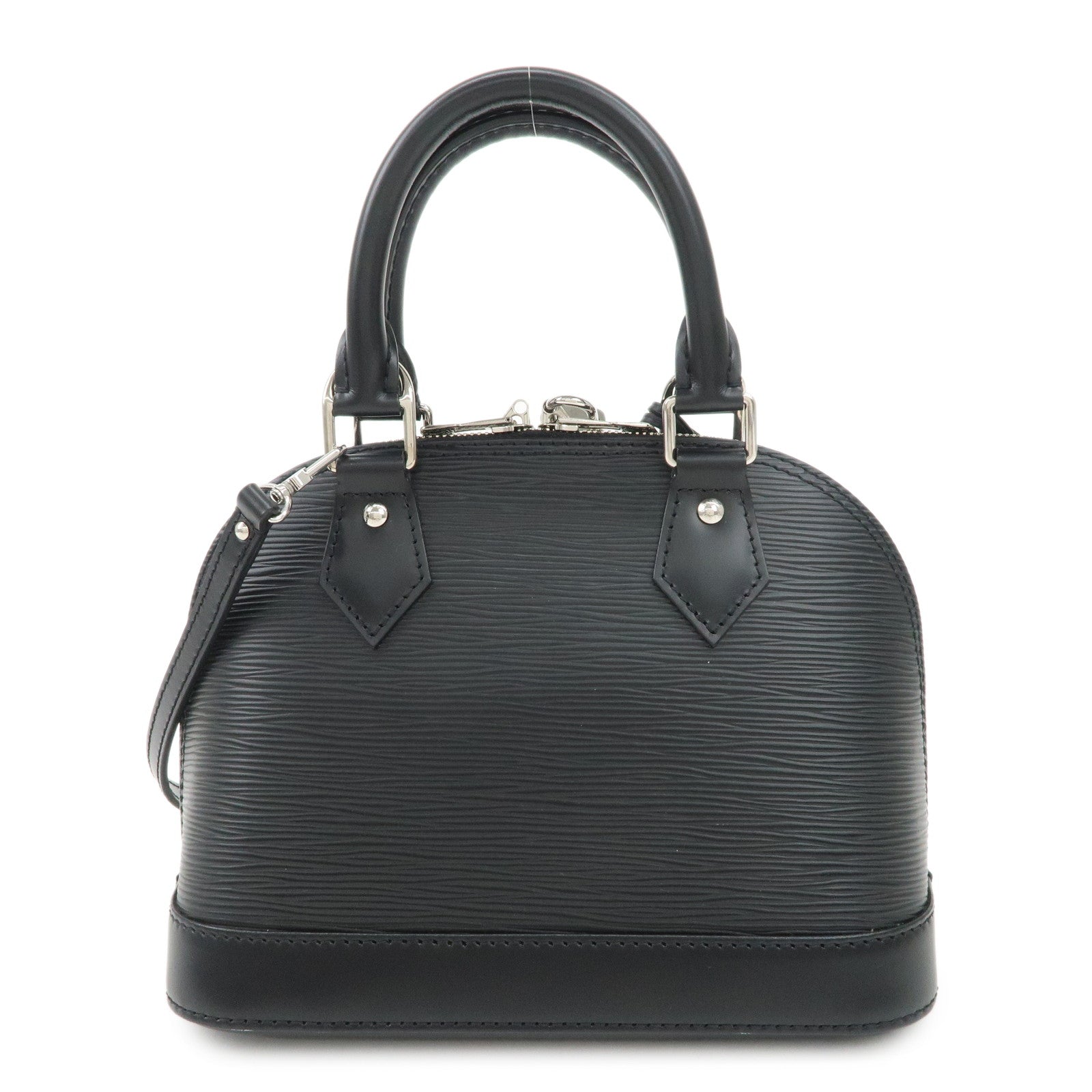 Louis Vuitton Epi Alma BB 2Way Hand Shoulder Bag Noir Black M40862
