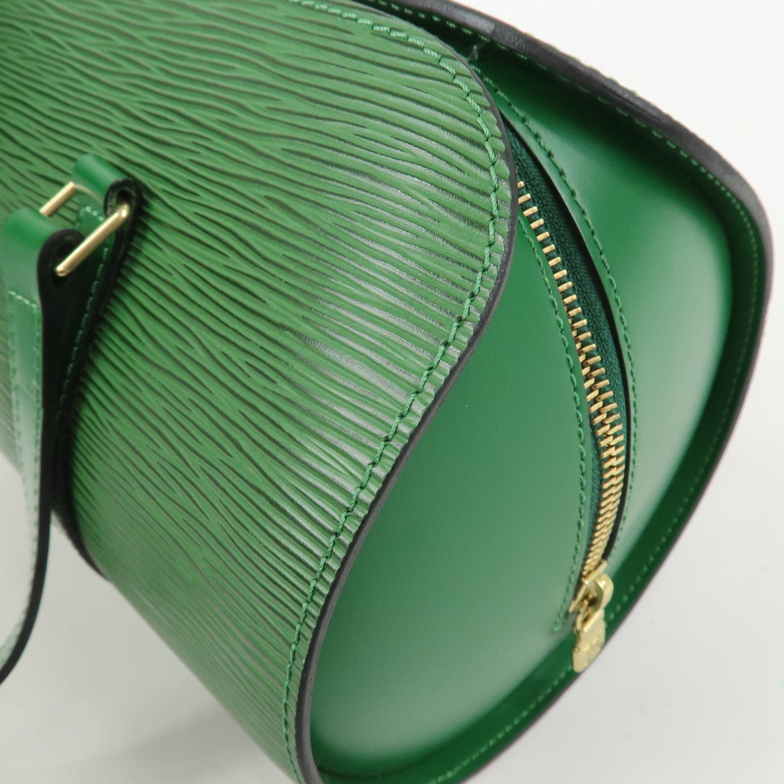 Louis Vuitton Epi Soufflot Hand Bag Borneo Green M52224