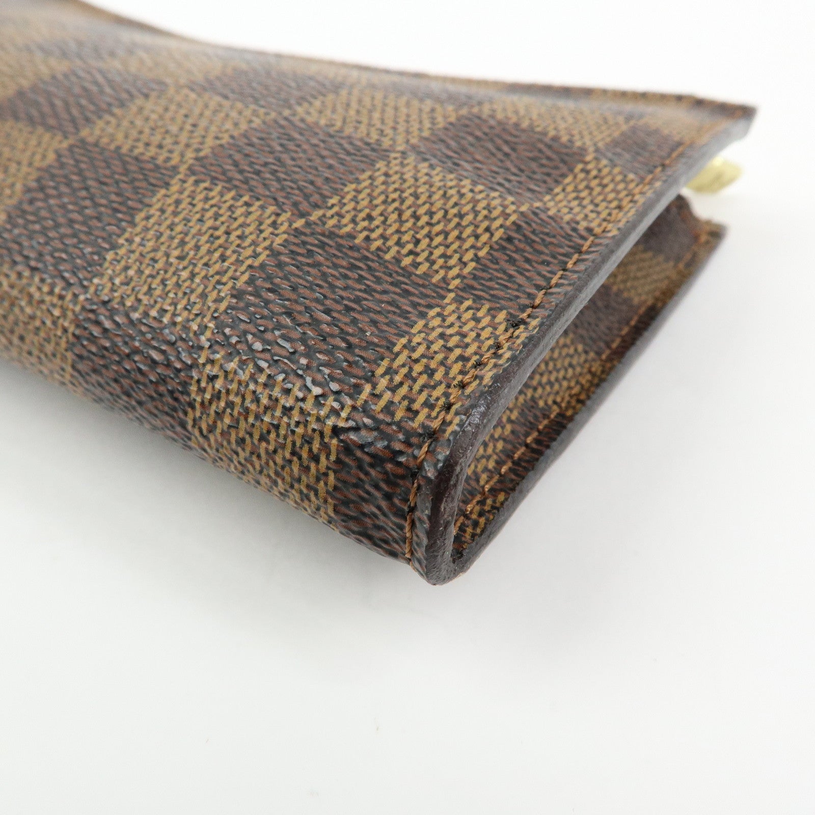 Louis Vuitton Damier Ebene Canvas Marais Bucket Pouch Cosmetic Case