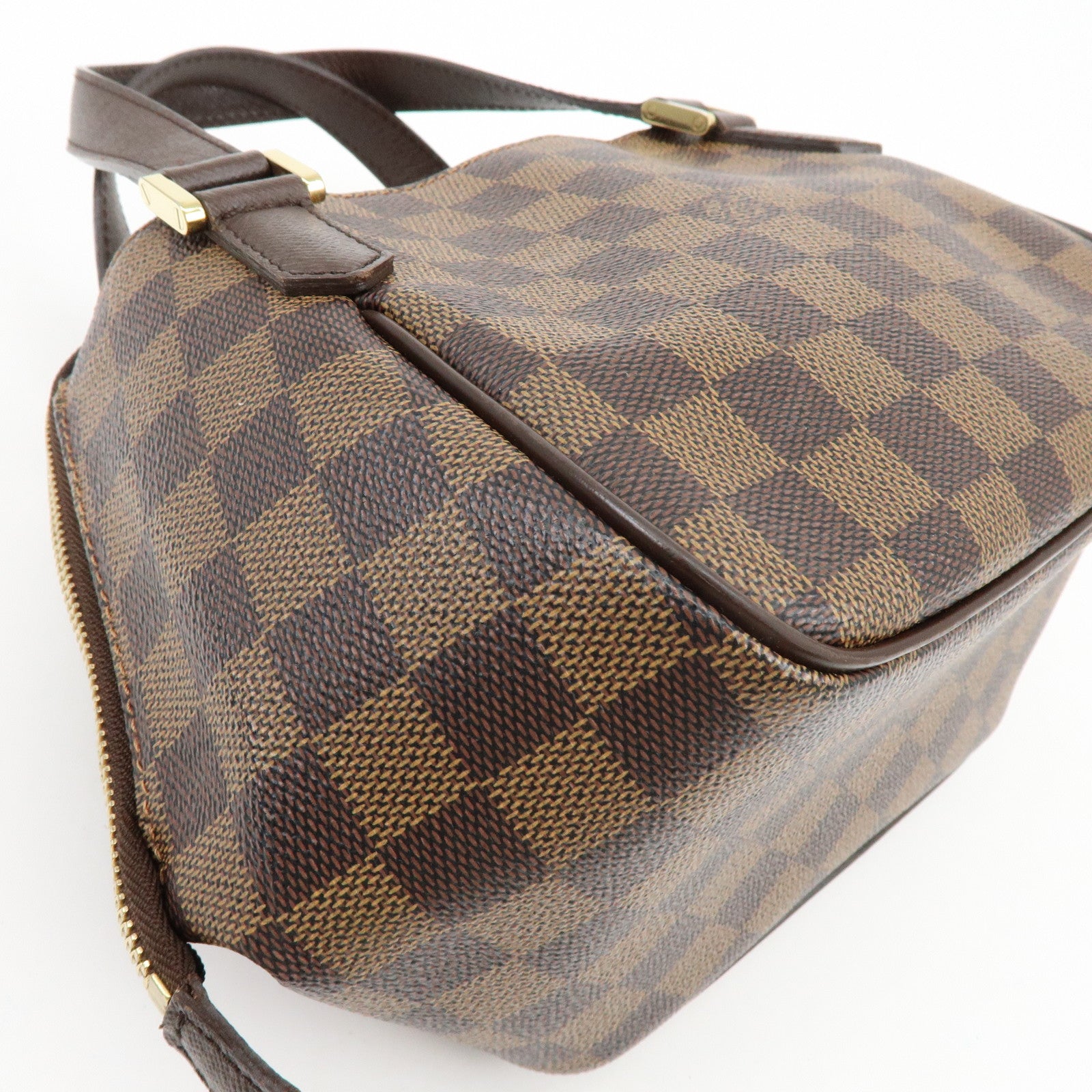 Louis Vuitton Damier Canvas Belem PM Hand Bag Brown N51173
