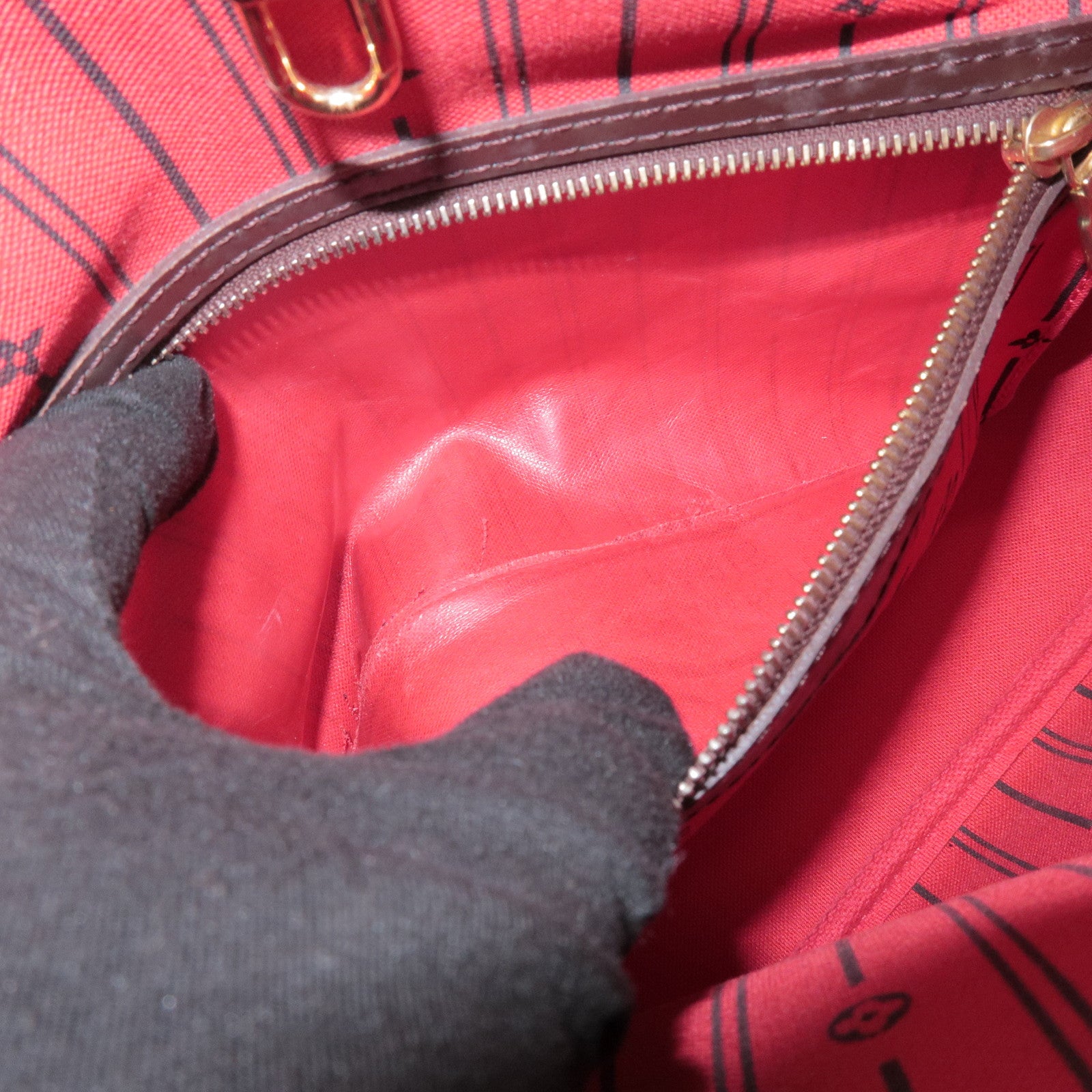 Louis Vuitton Damier Neverfull PM Canvas Tote Bag Brown N41359