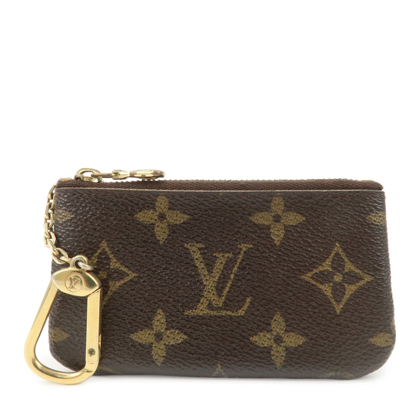 Louis Vuitton Monogram Pochette Cles Coin Case Key Case M62650