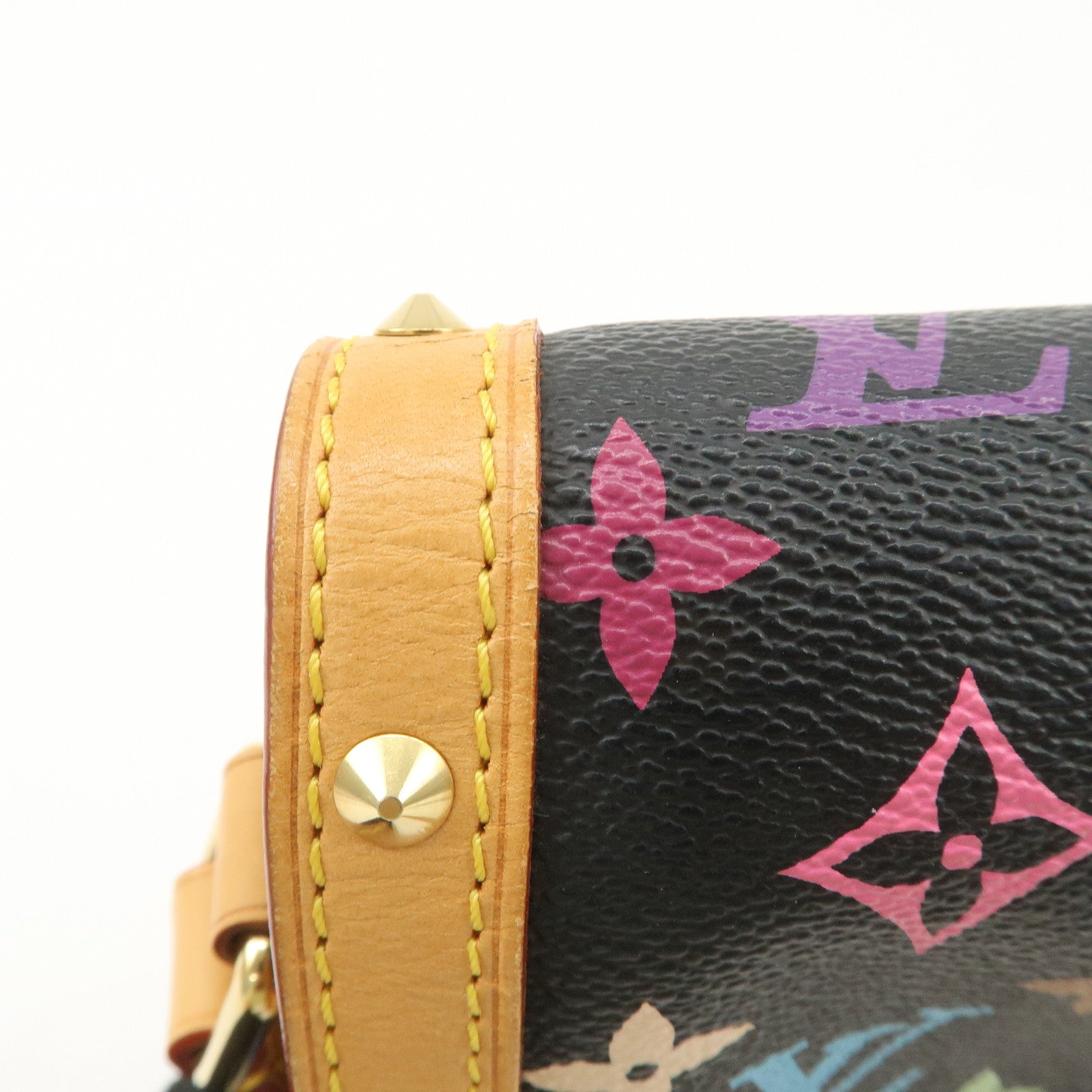 Louis Vuitton Monogram Multicolor Sologne Shoulder Bag Noir M92639 Used