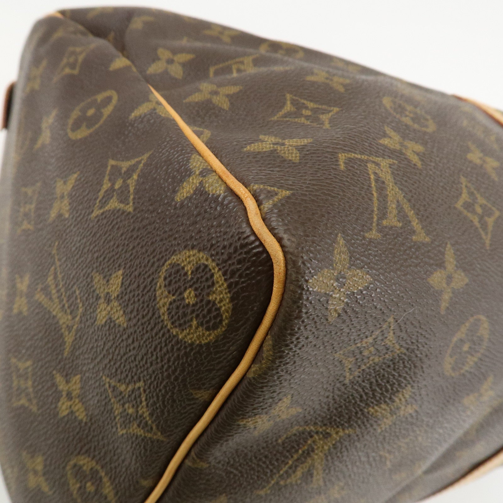 Louis Vuitton Monogram Keep All 45 Boston Bag Brown M41428 Used