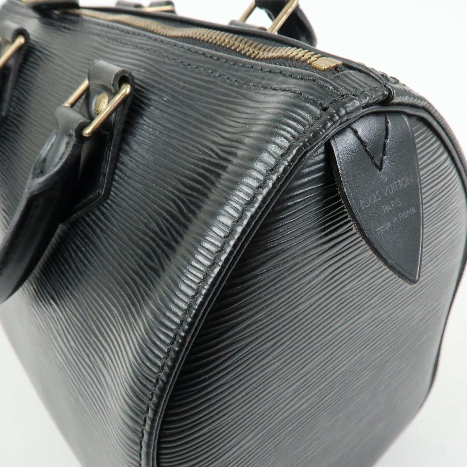 Louis Vuitton Epi Speedy 25 Boston Bag Hand Bag Noir Black M43012