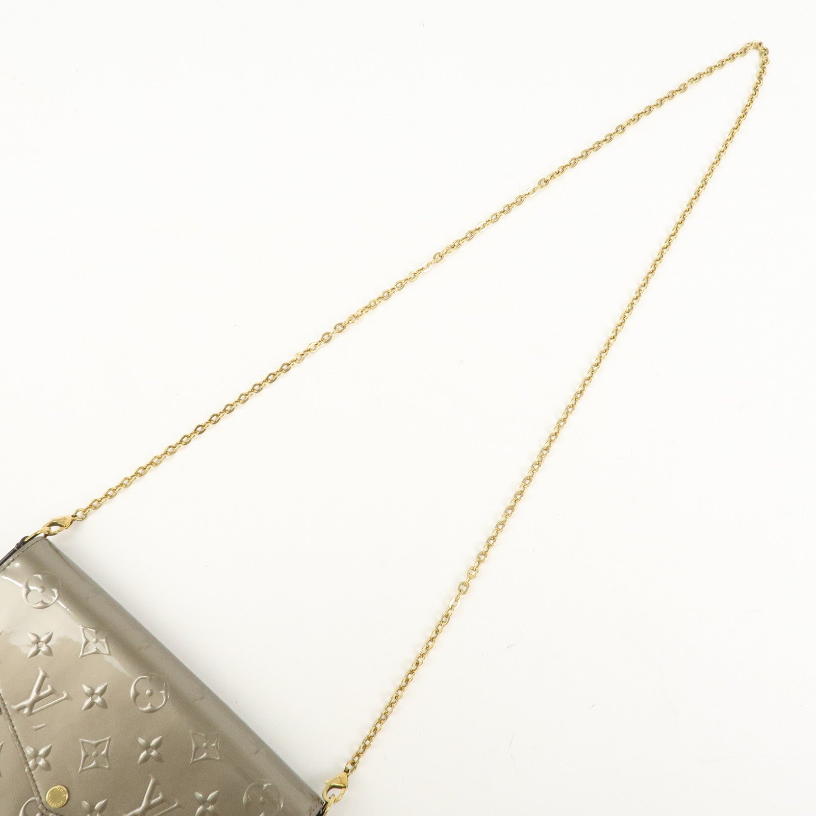 Louis Vuitton Monogram Vernis Leather Pochette Felicie M68648