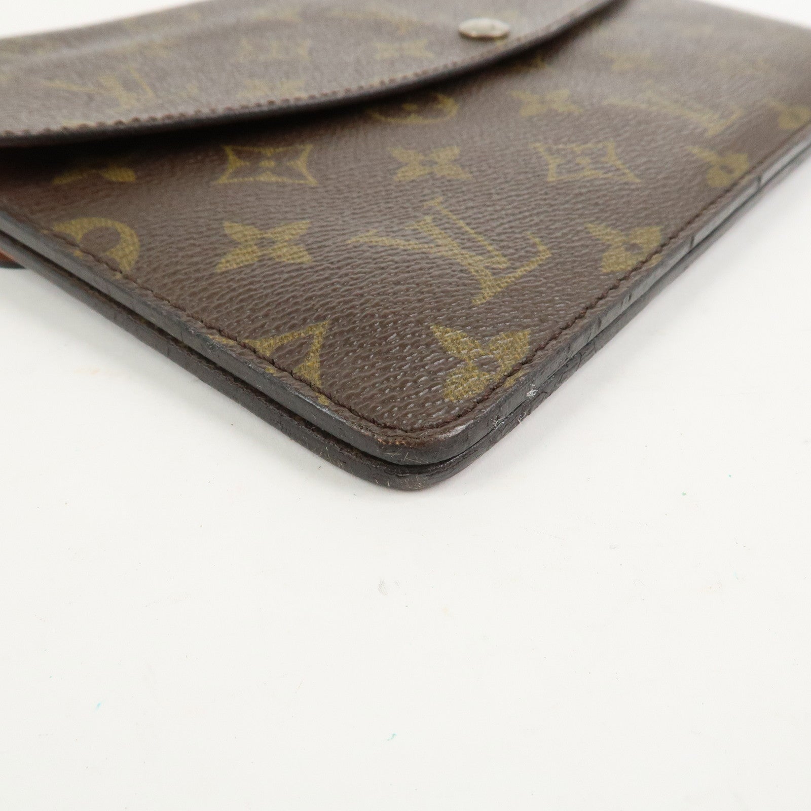 Louis Vuitton Monogram Double Rabat Shoulder Bag Brown M51815