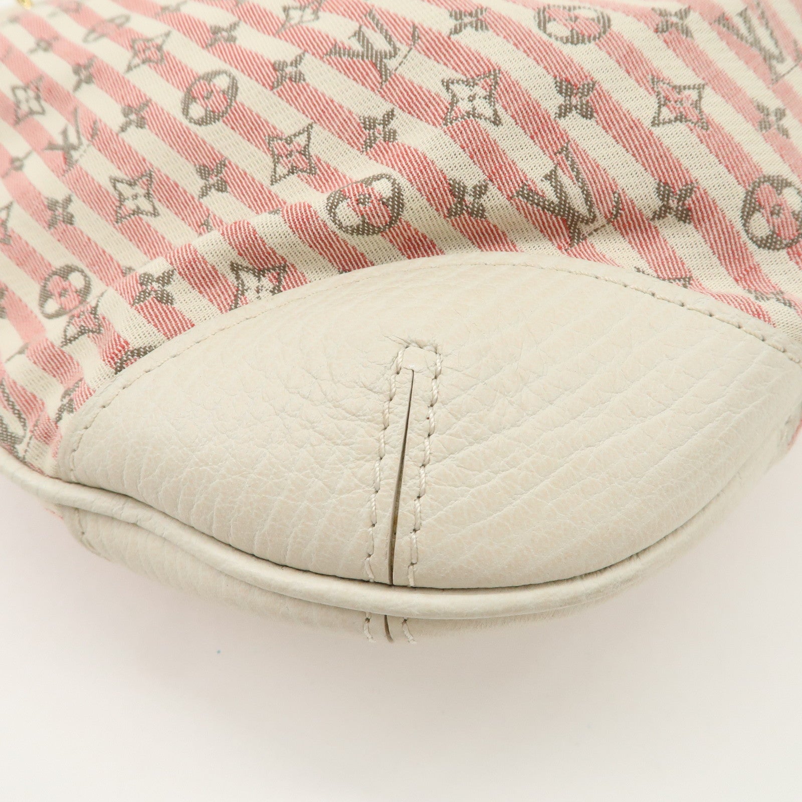 Louis Vuitton Monogram Mini Lin Marina PM 2Way Bag Pink M95495 Used