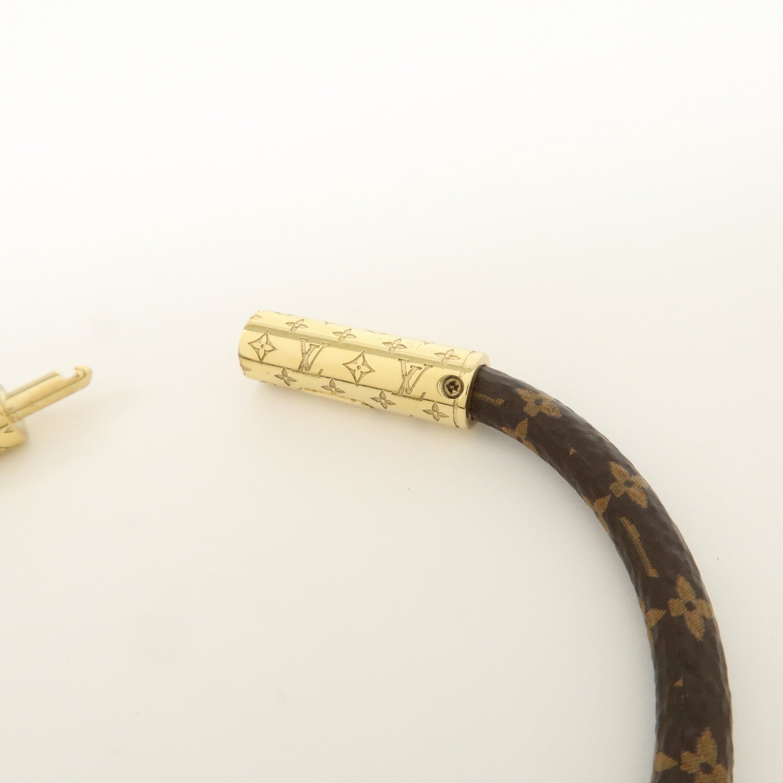 Louis Vuitton Monogram LV Confidential Bracelet Brown M8274