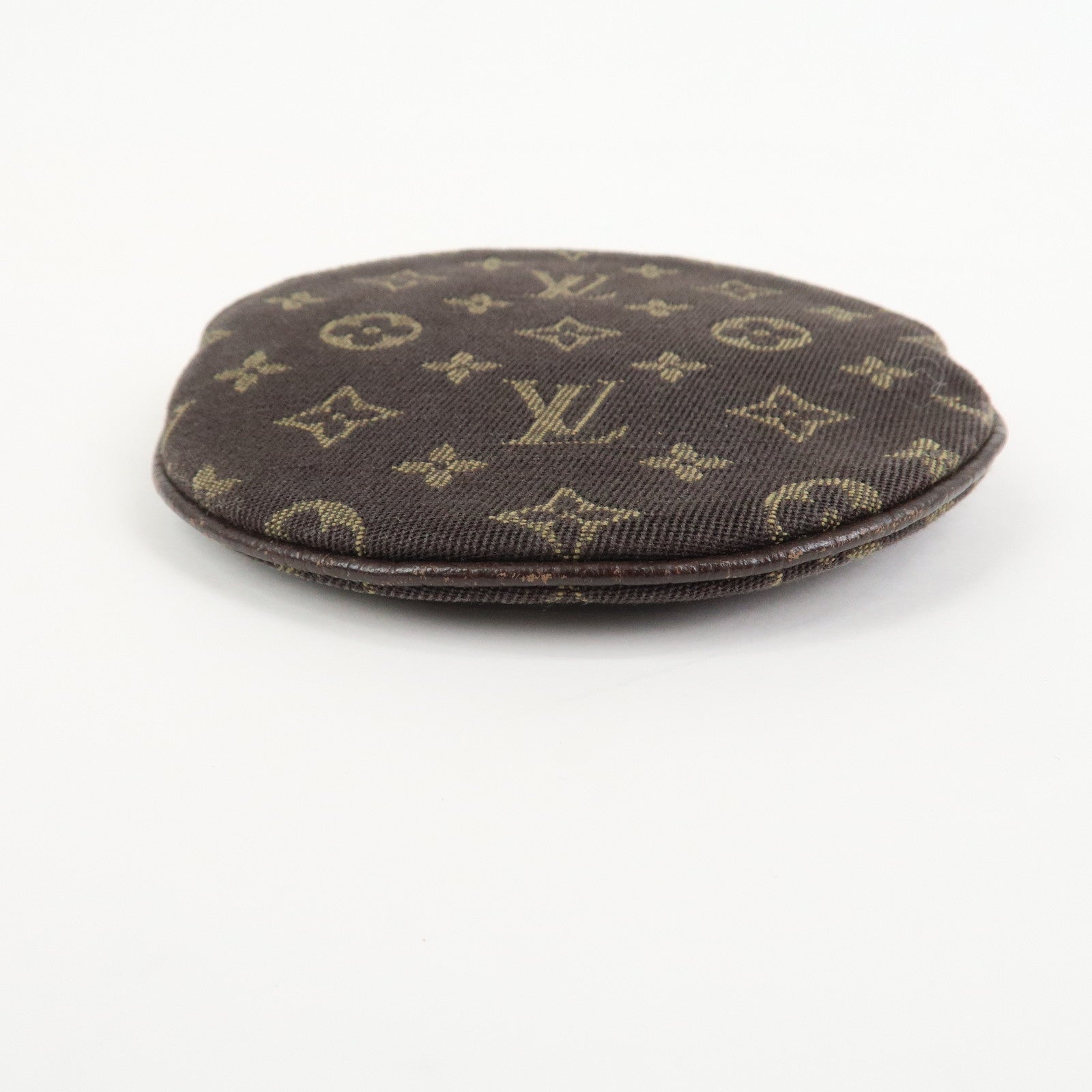 Louis Vuitton Mini Lin Porte Monnaie Round Coin Case M92453