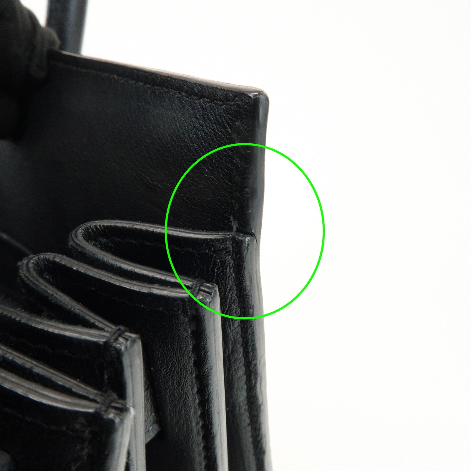 SAINT LAURENT Sac de Jour Logo Leather Tote Bag Hand Bag Black