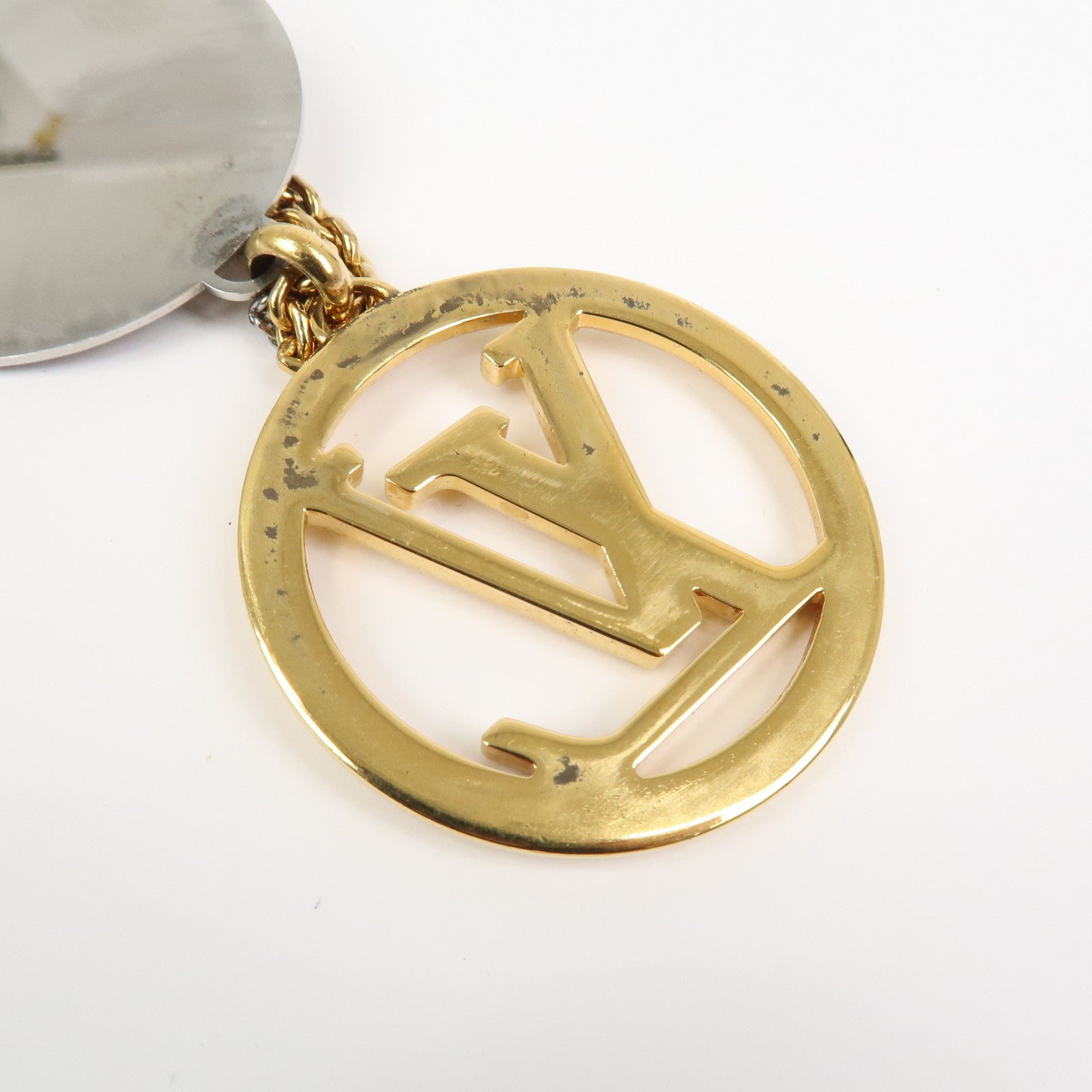 Louis Vuitton Collier Louise LV Initial Metal Necklace Gold M64281