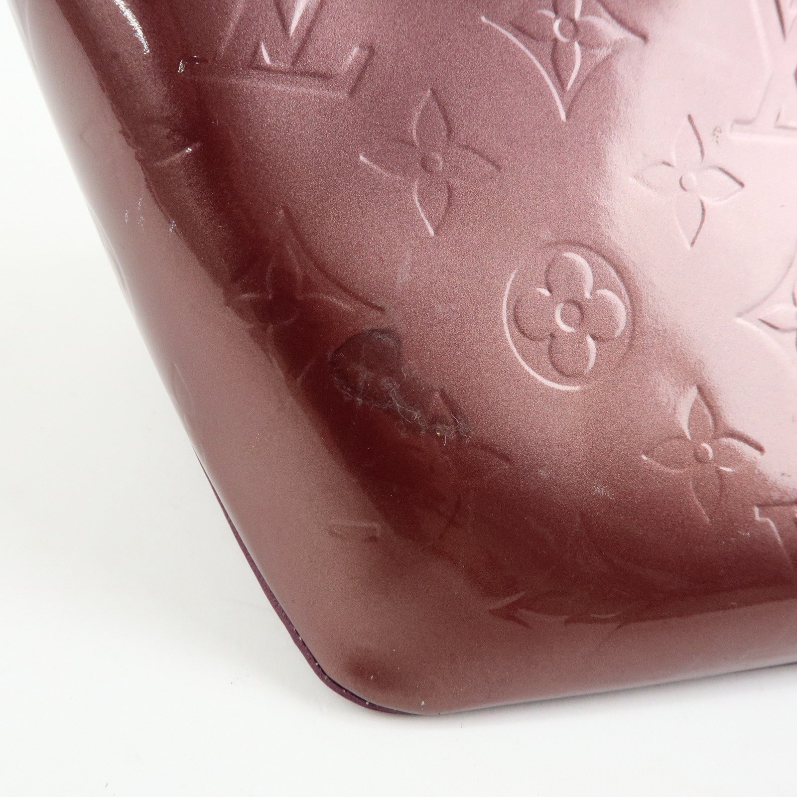 Louis Vuitton Monogram Vernis Bellevue PM Hand Bag Violet M93584